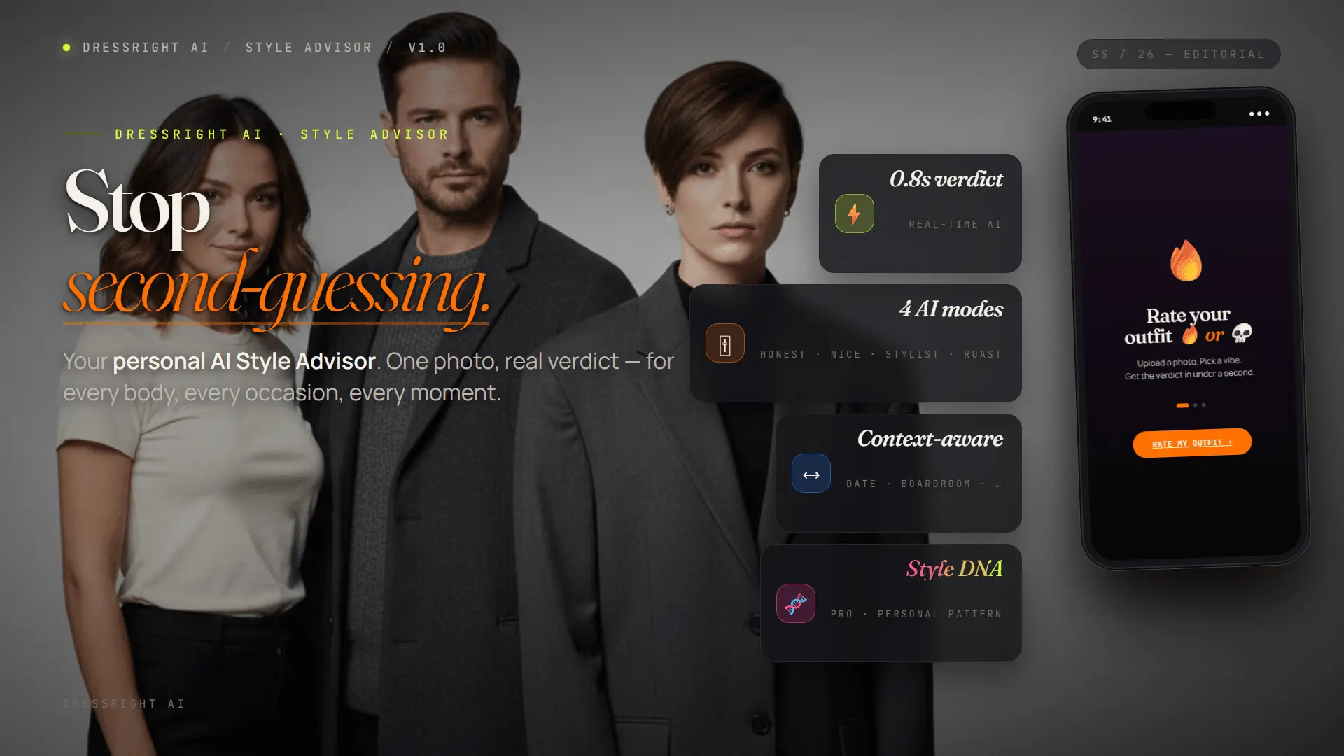 Screenshot 1 of DressRight AI