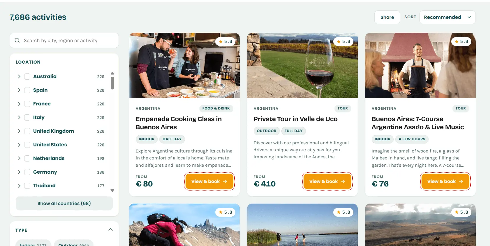 Screenshot 1 of Activities & day trips