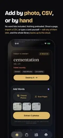 Screenshot 4 of Recall: Vocabulary Trainer