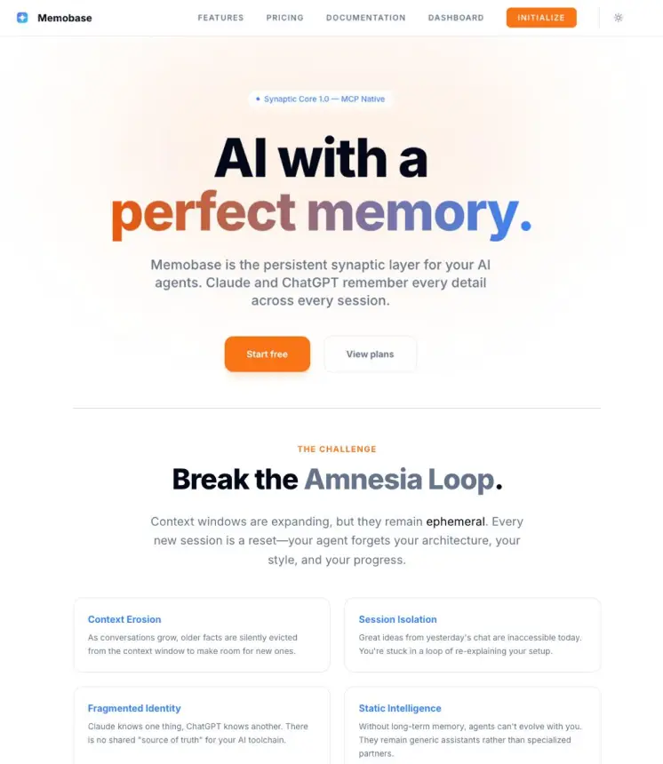 Screenshot 1 of Memobase