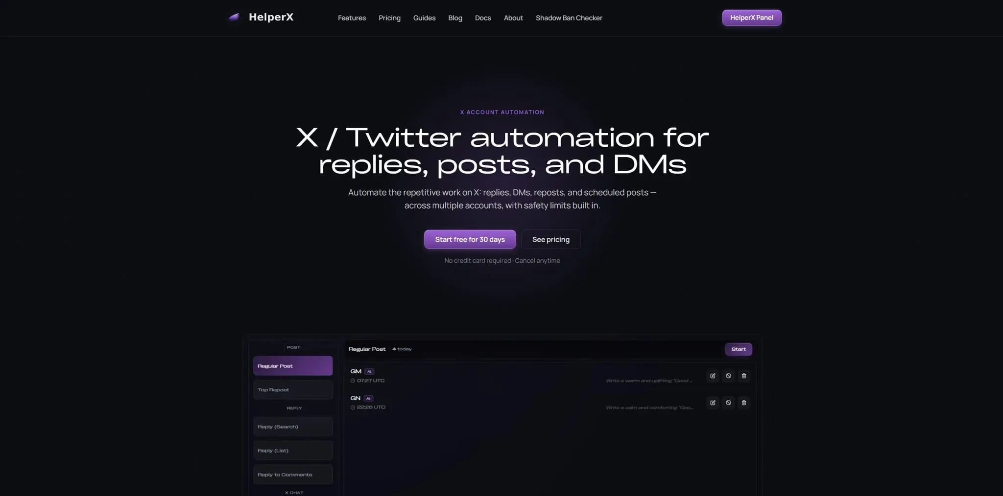 Screenshot 1 of HelperX