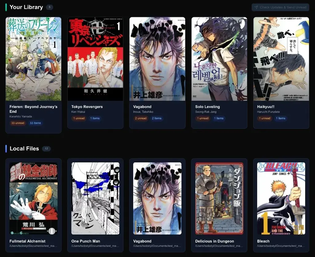 Screenshot 4 of MangaSendr, your manga direct to eReader