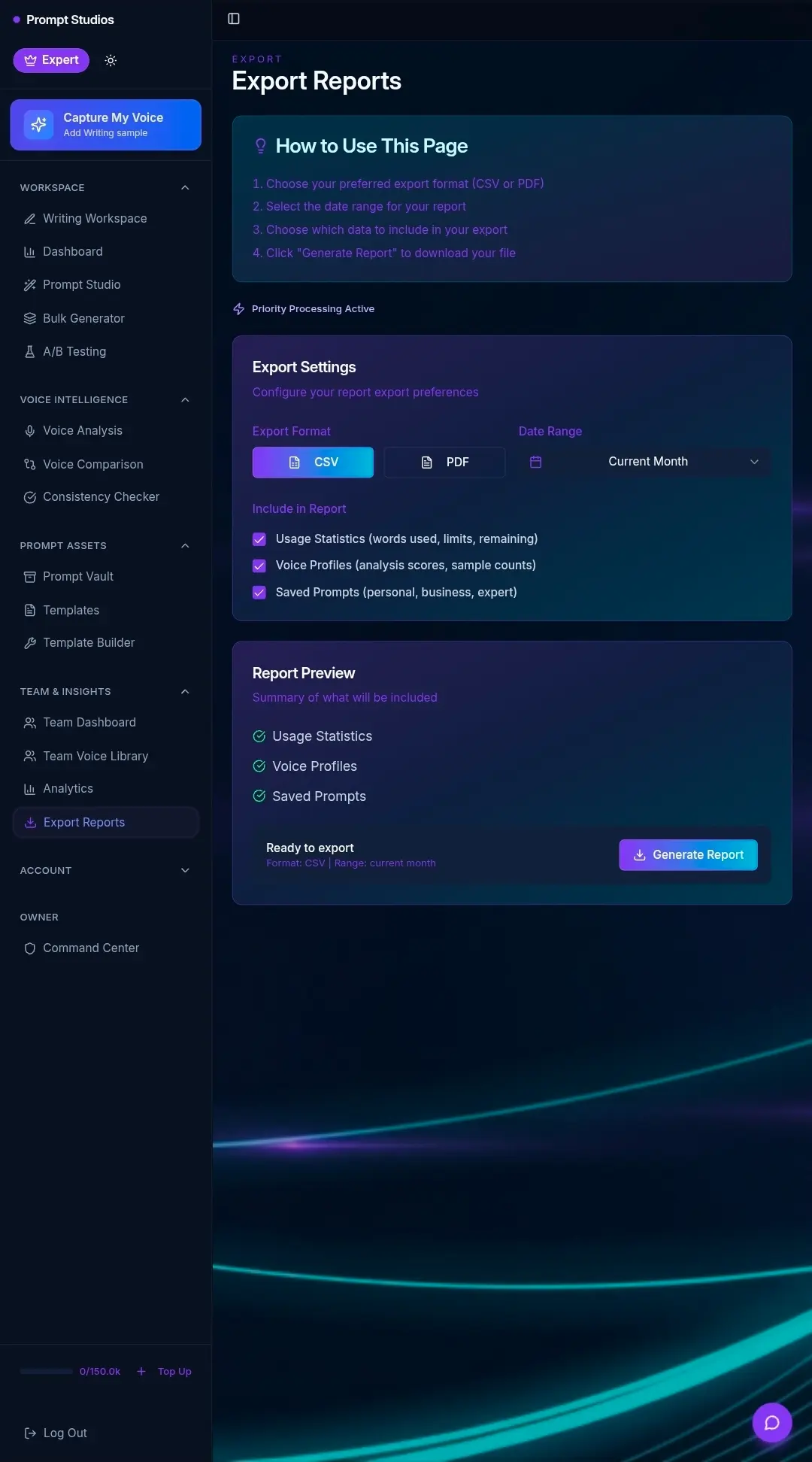 Screenshot 3 of PromptForge