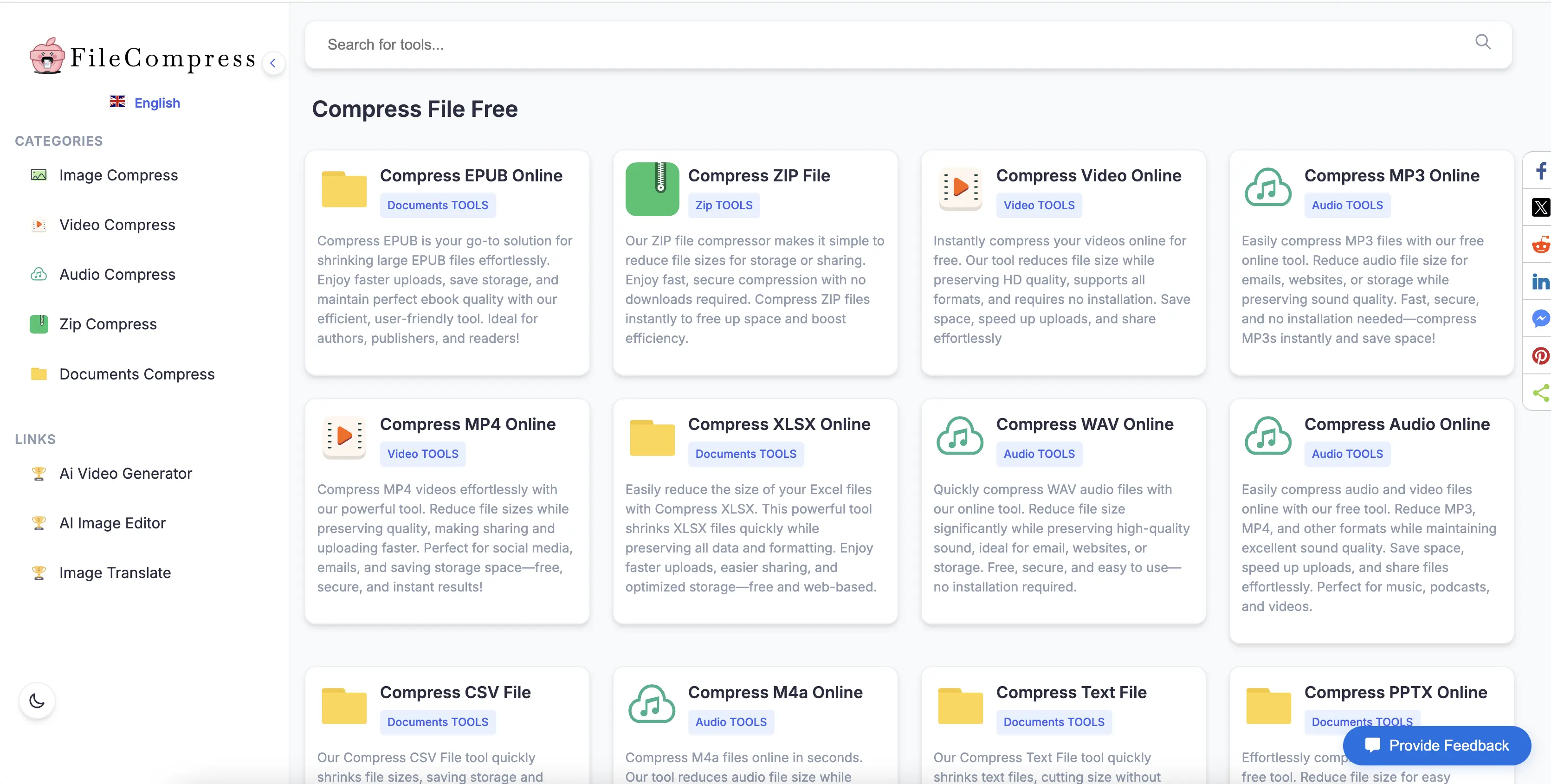Screenshot 2 of FileCompress