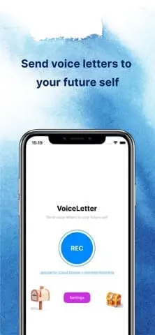 Screenshot 1 of VoiceLetter: to Future Self