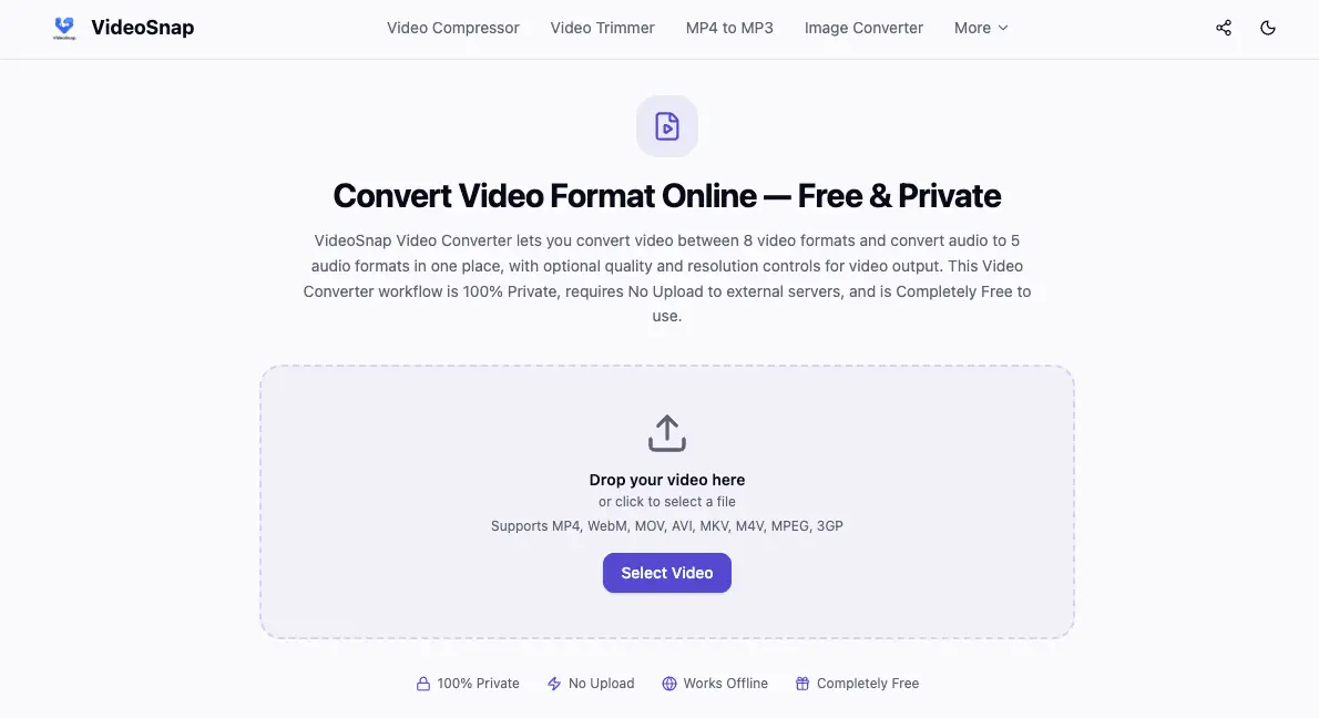 Screenshot 1 of VideoSnap