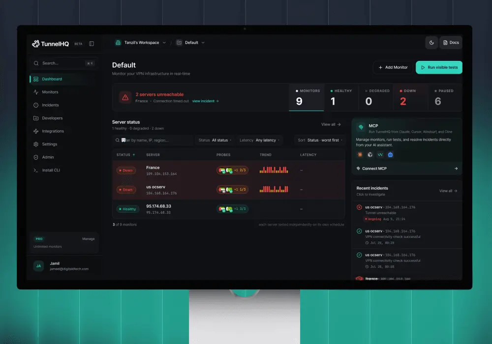 Screenshot 2 of TunnelHQ