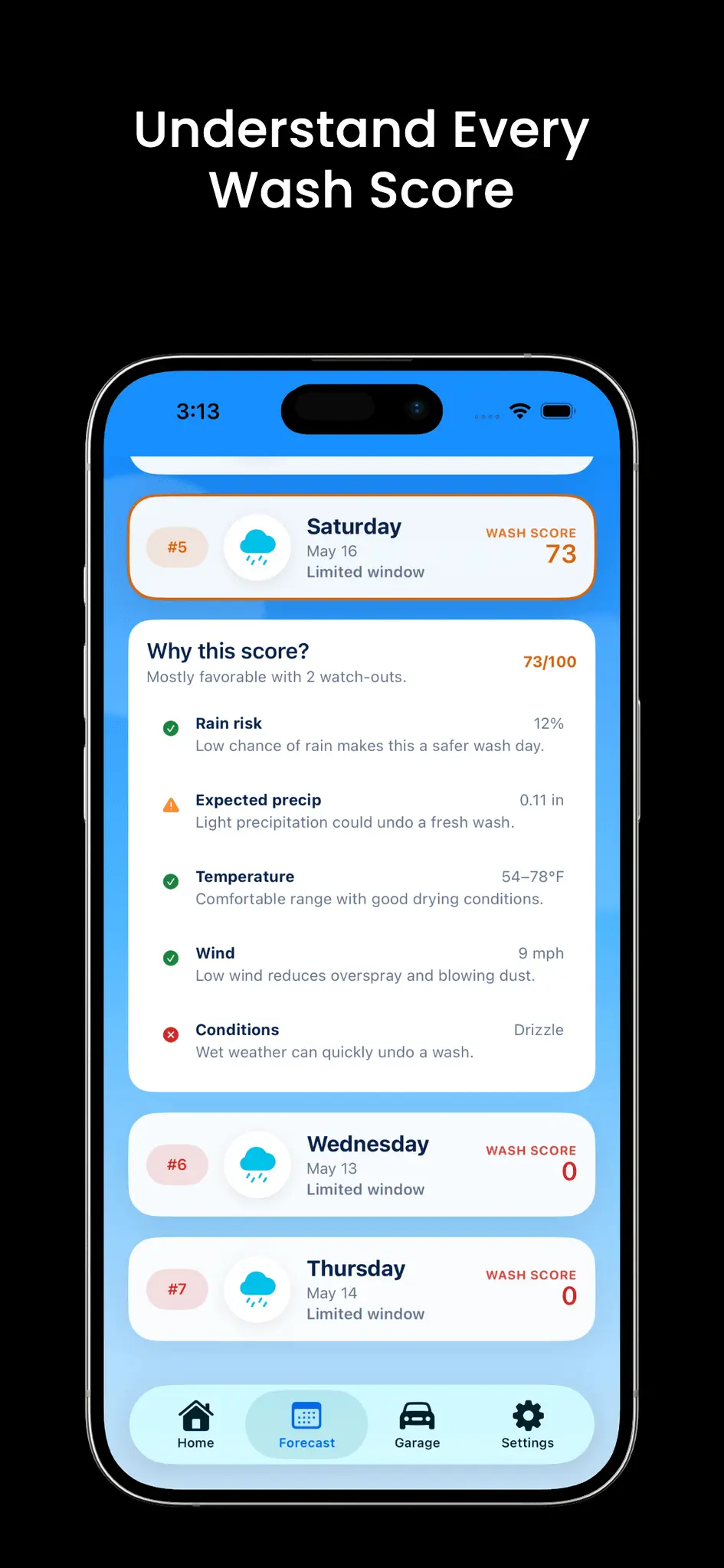Screenshot 3 of WashScore