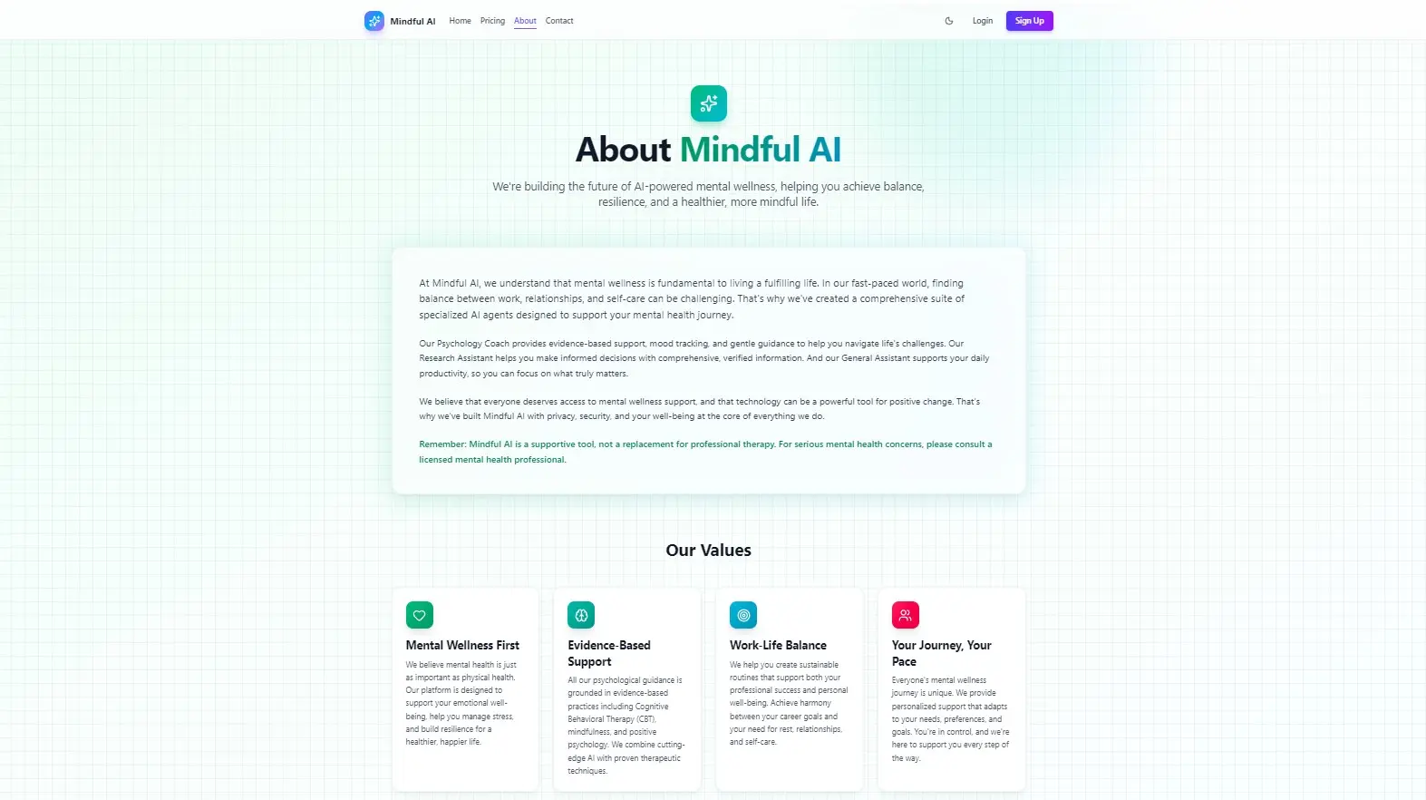 Screenshot 2 of Mindful AI