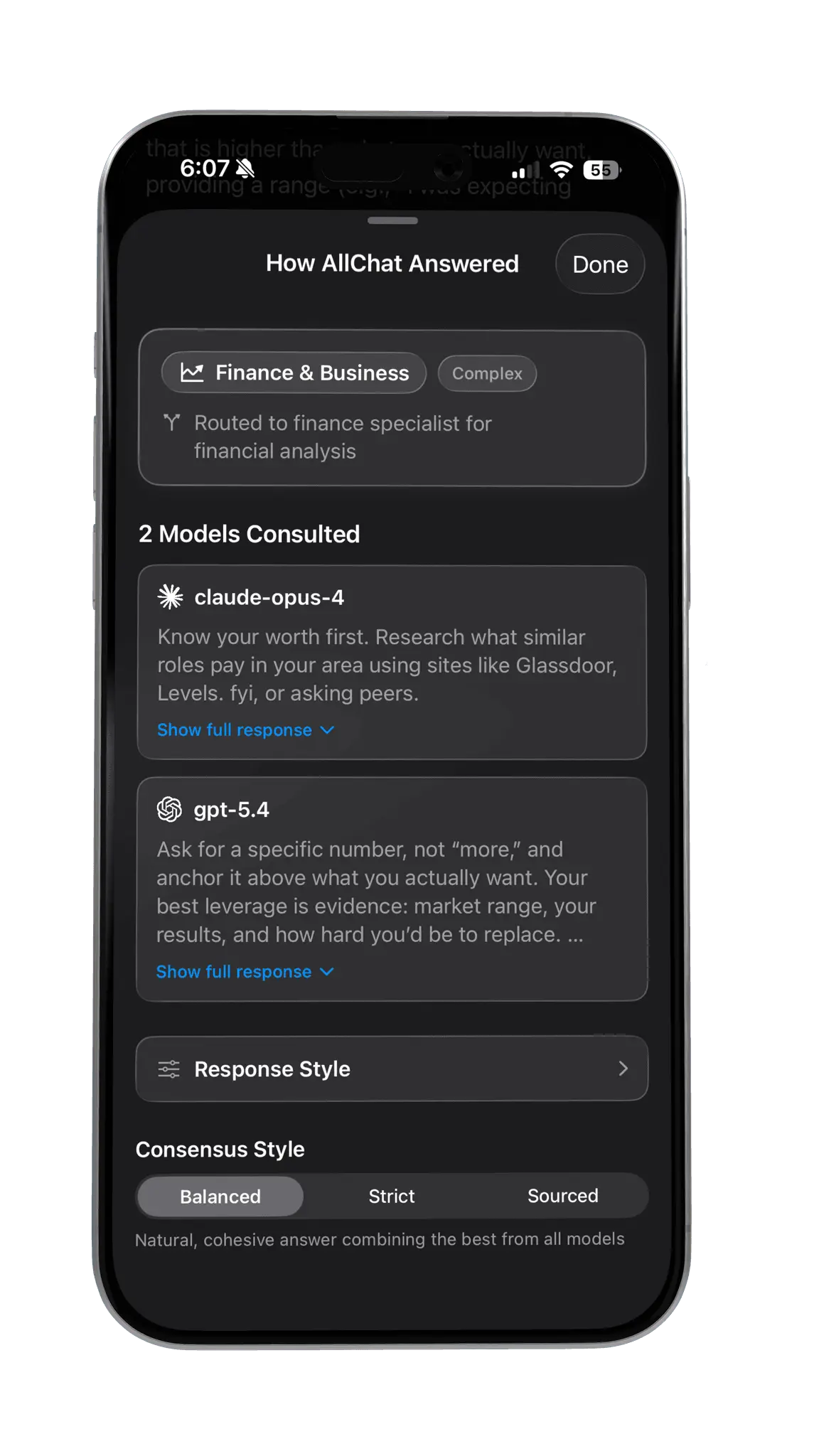Screenshot 3 of AllChat AI