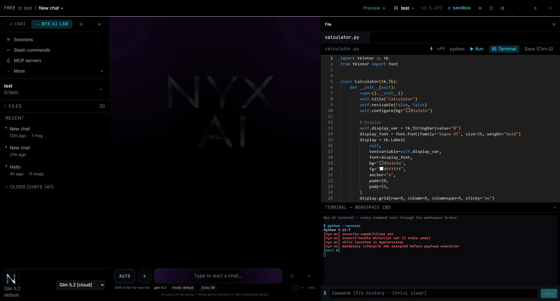 Screenshot 4 of NYX AI