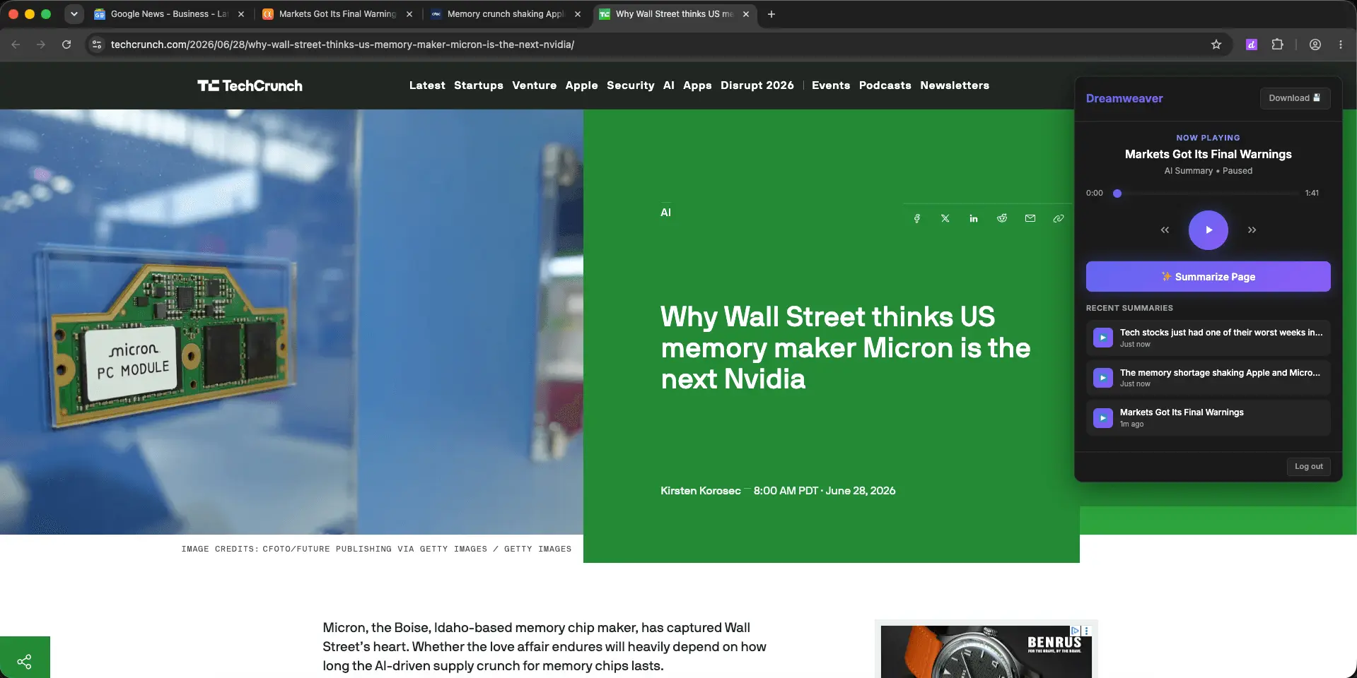Screenshot 1 of Dreamweaver