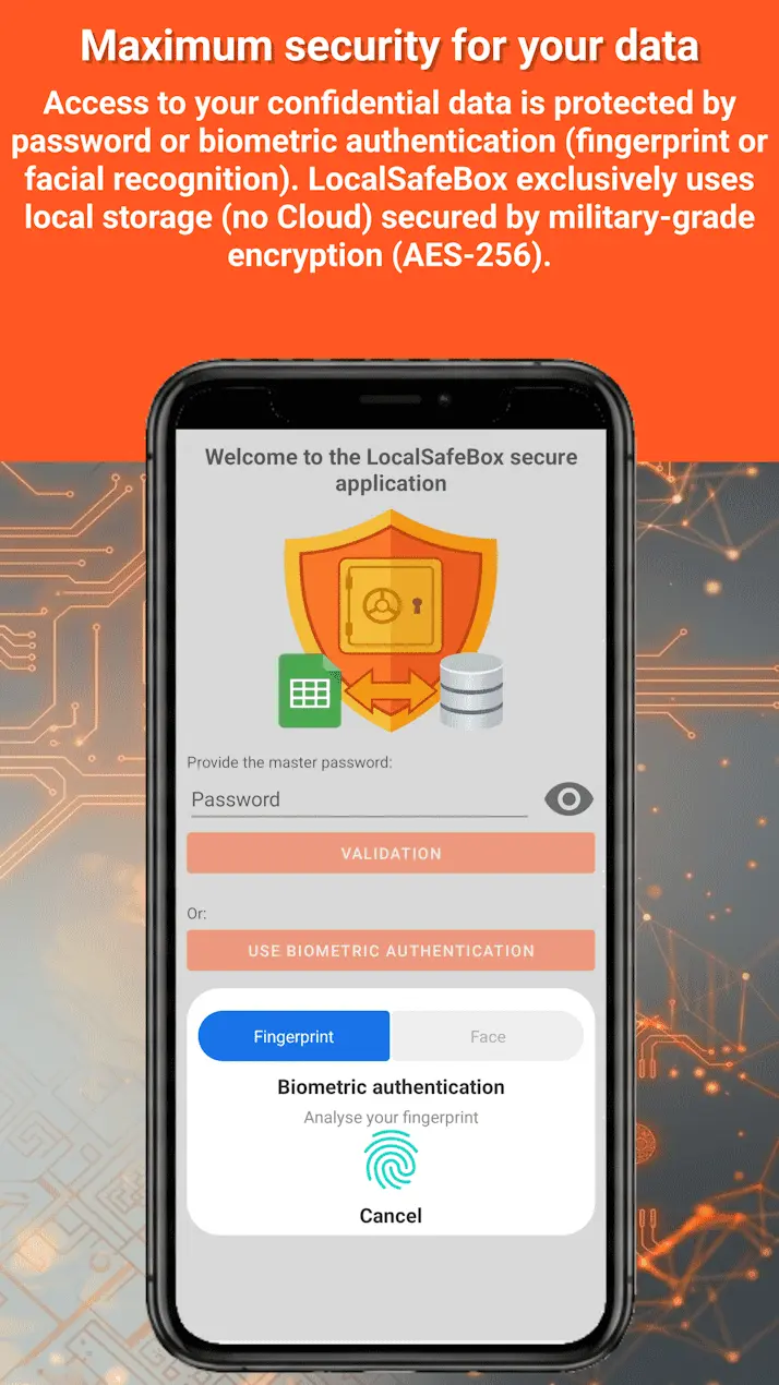 Screenshot 2 of LocalSafeBox
