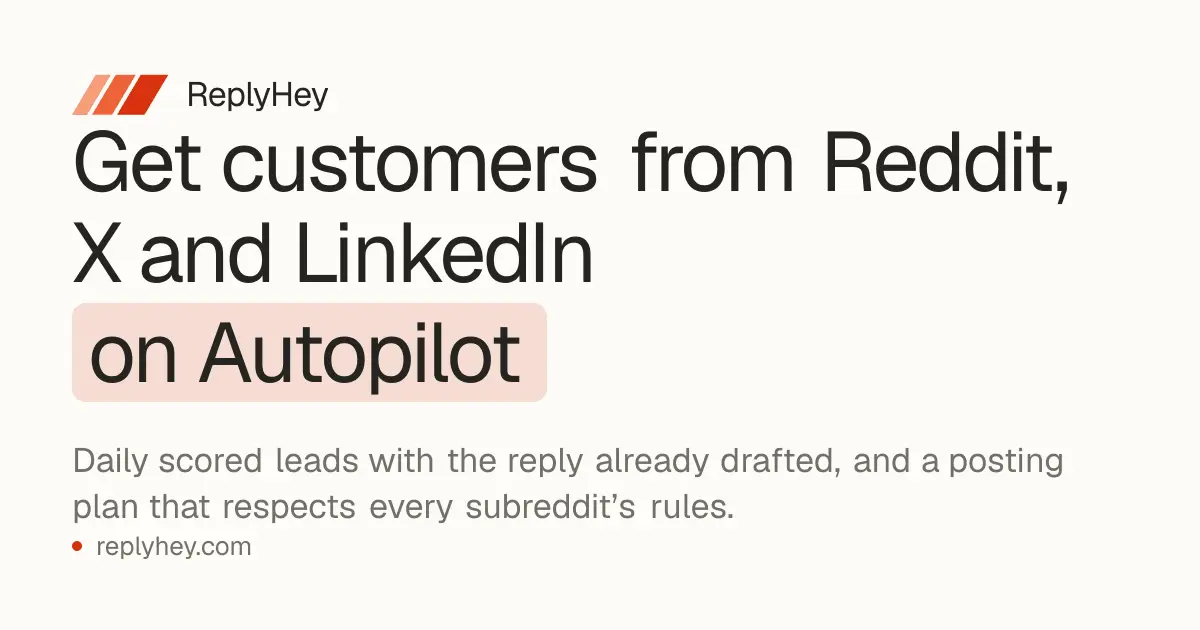 Screenshot 1 of ReplyHey