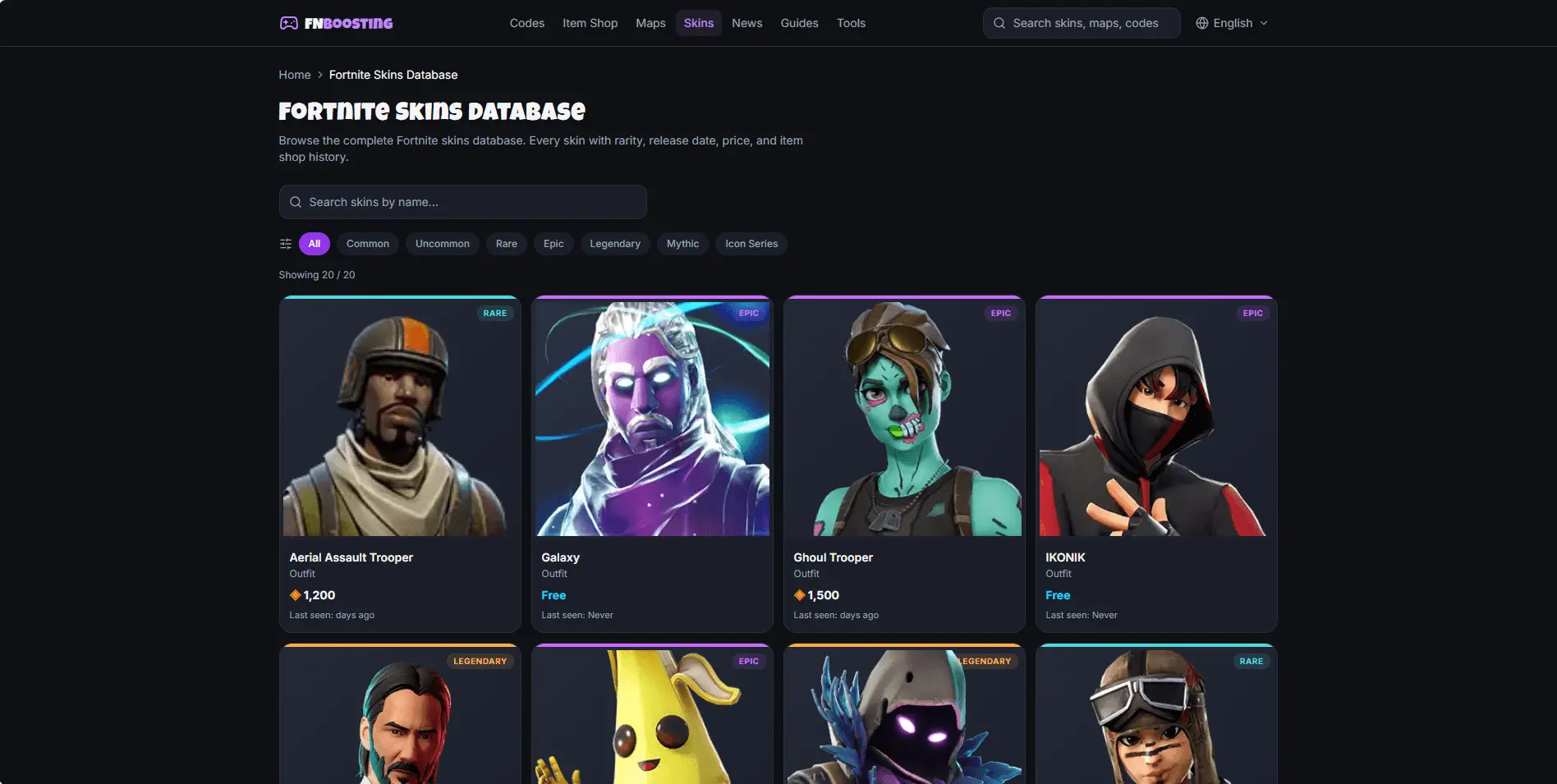 Screenshot 2 of FNBoosting - Free Fortnite Tools & Stats