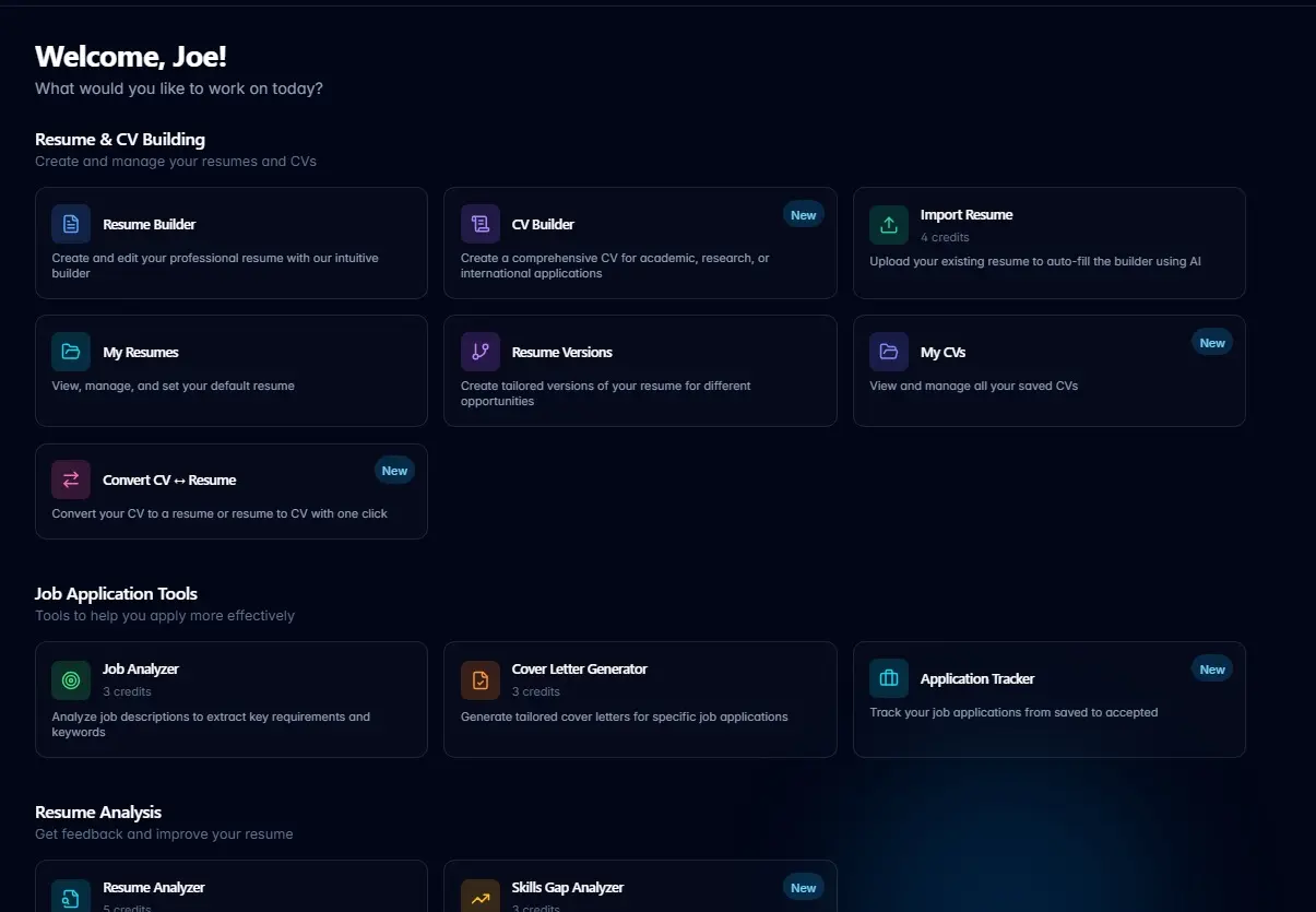 Screenshot 2 of Career Scribe AI