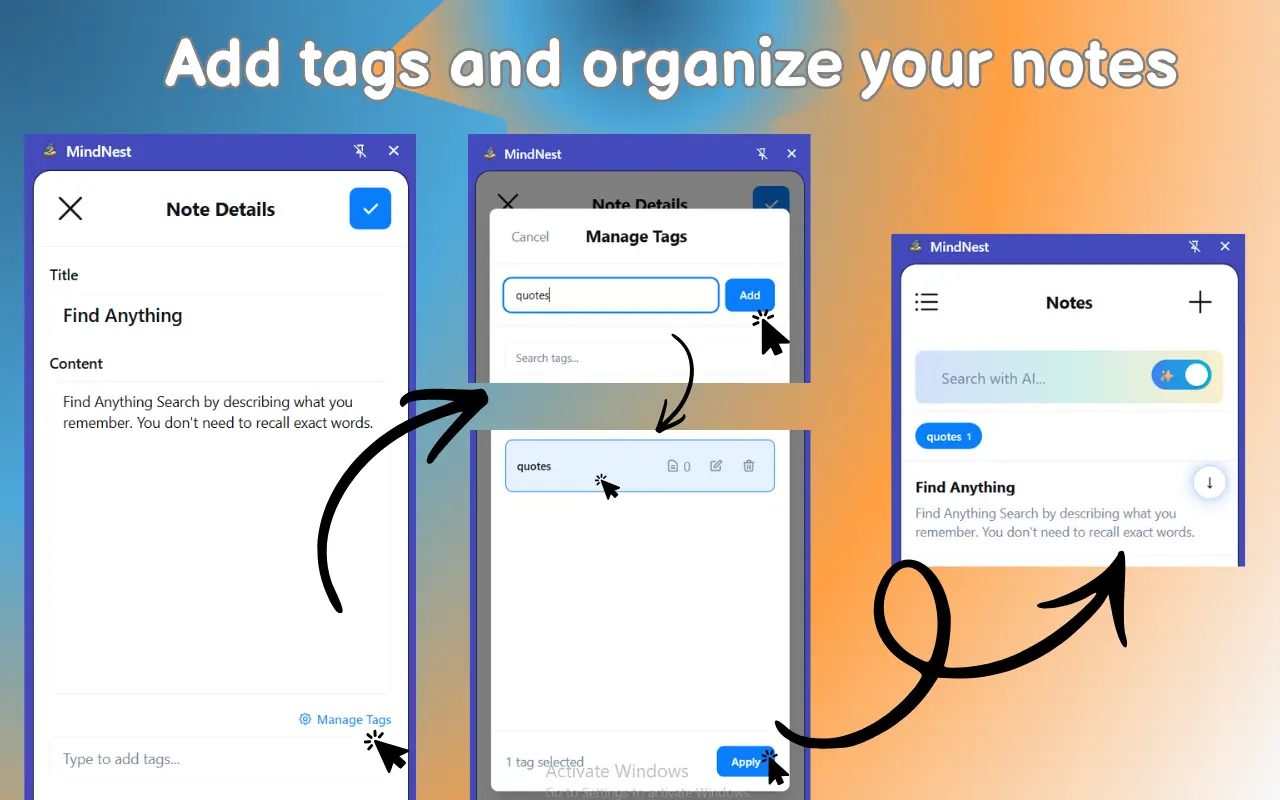 Screenshot 1 of MindNest