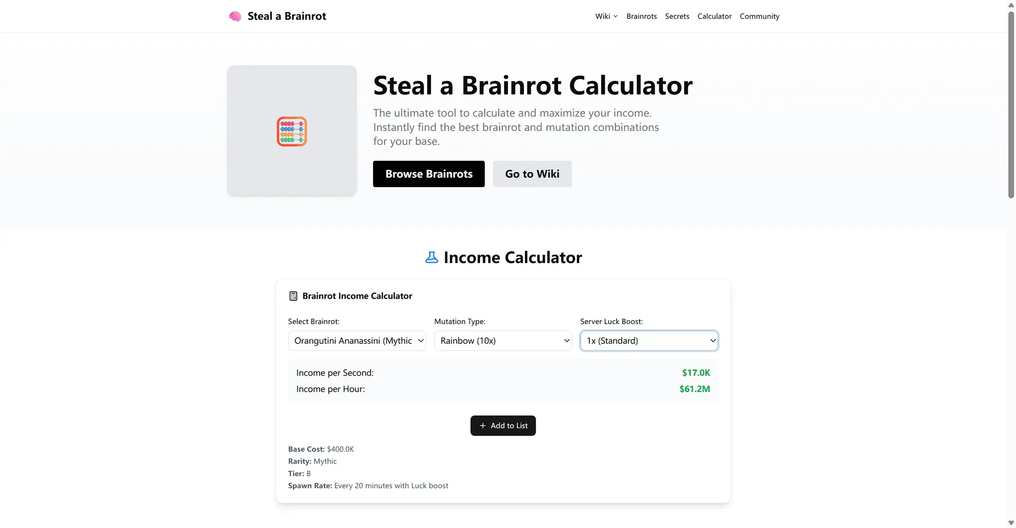 Screenshot 4 of Steal a Brainrot fan