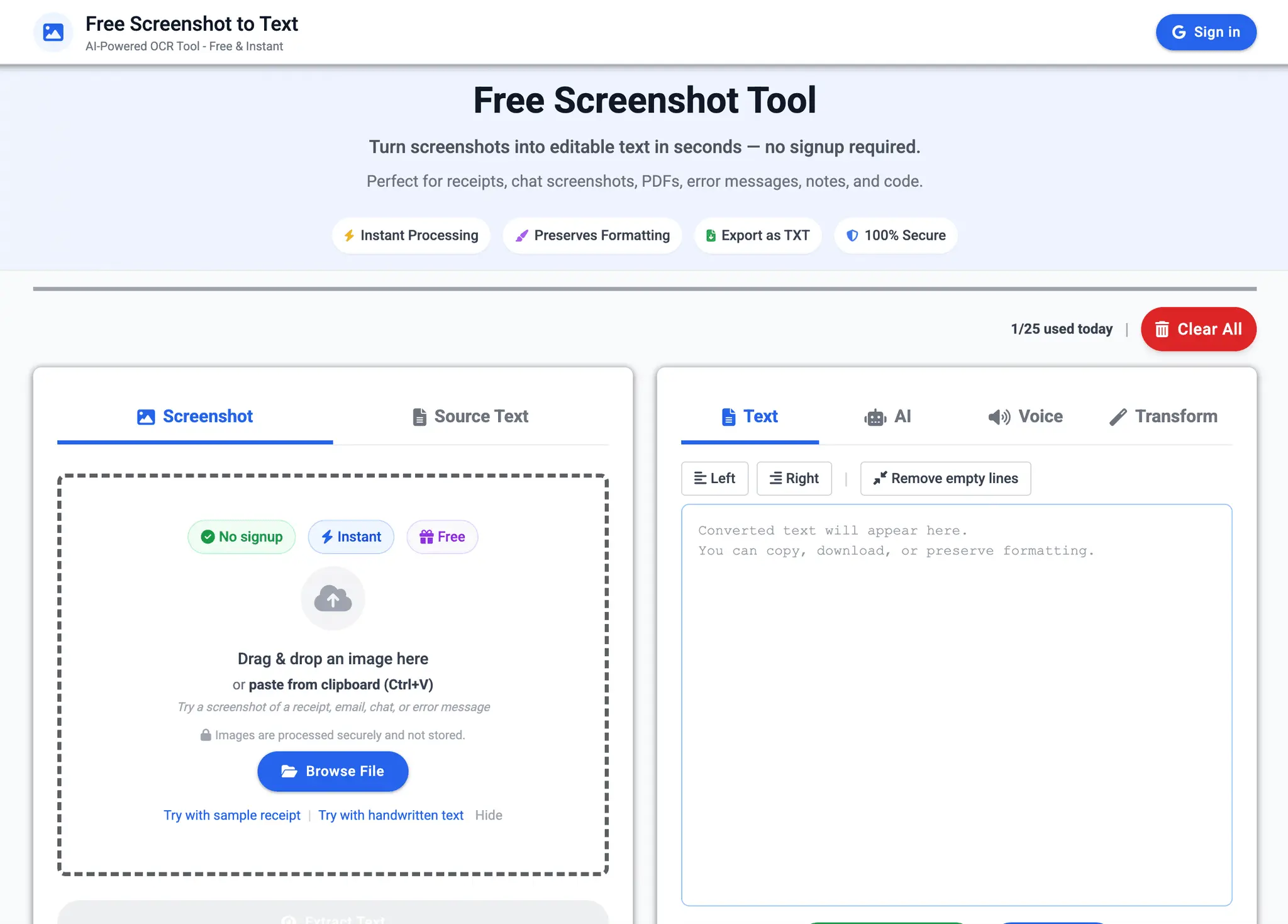 Screenshot 2 of ScreenShotConverter