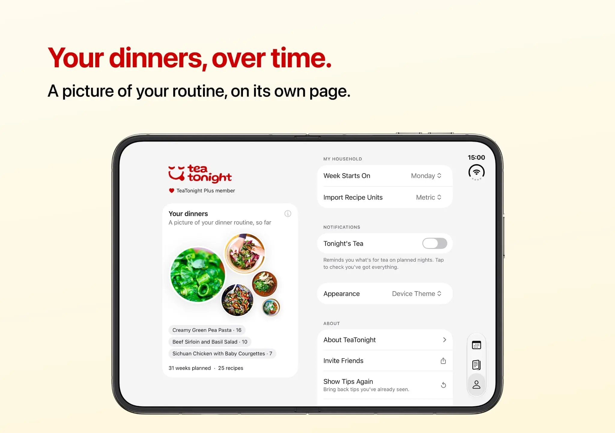 Screenshot 2 of TeaTonight: Dinner Planner