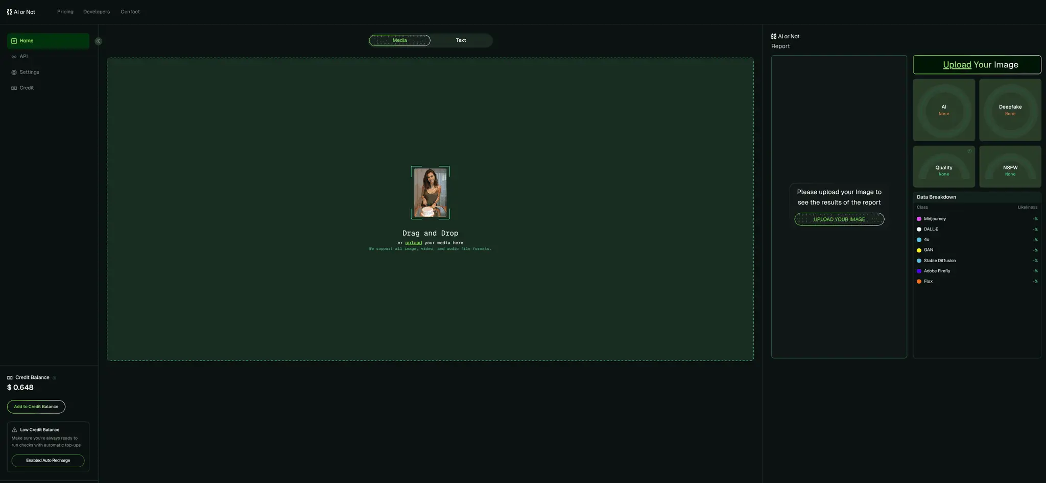 Screenshot 1 of AI or Not 