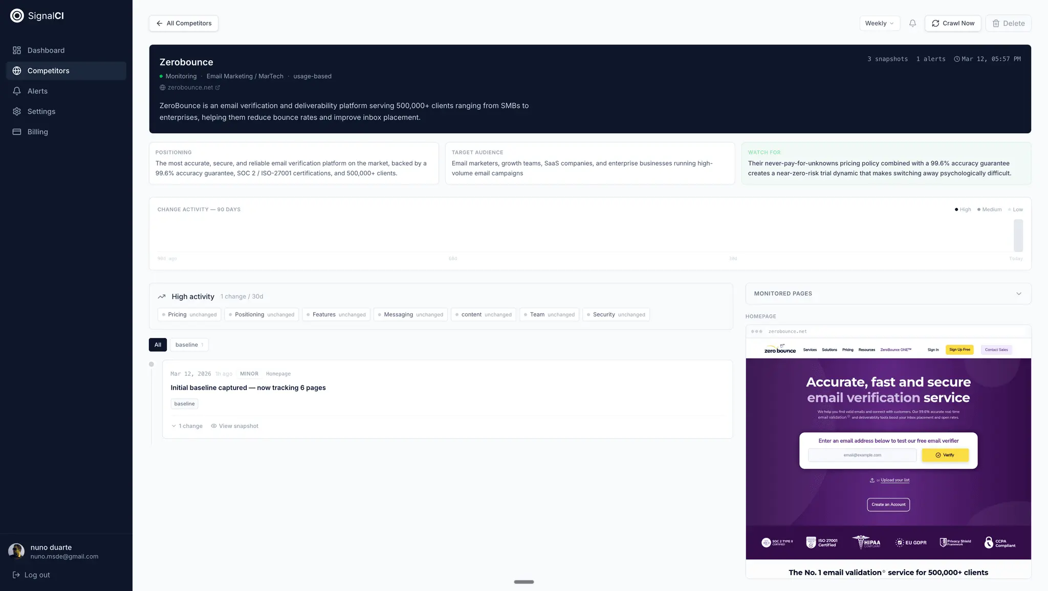 Screenshot 3 of SignalCI