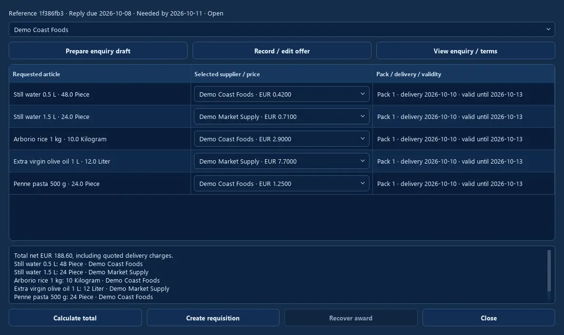 Screenshot 7 of Purchasing Assistant