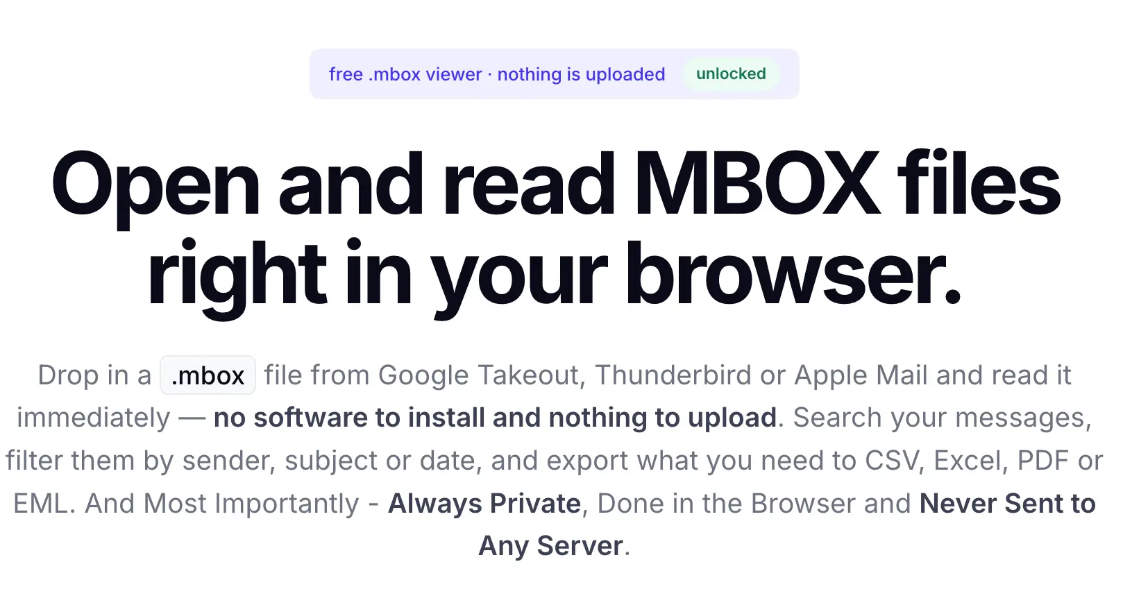 Screenshot 1 of Read Mbox