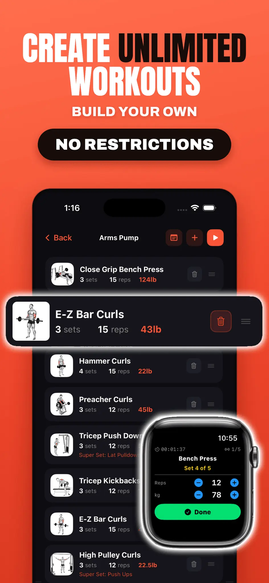 Screenshot 3 of Gym Exercises & Workouts