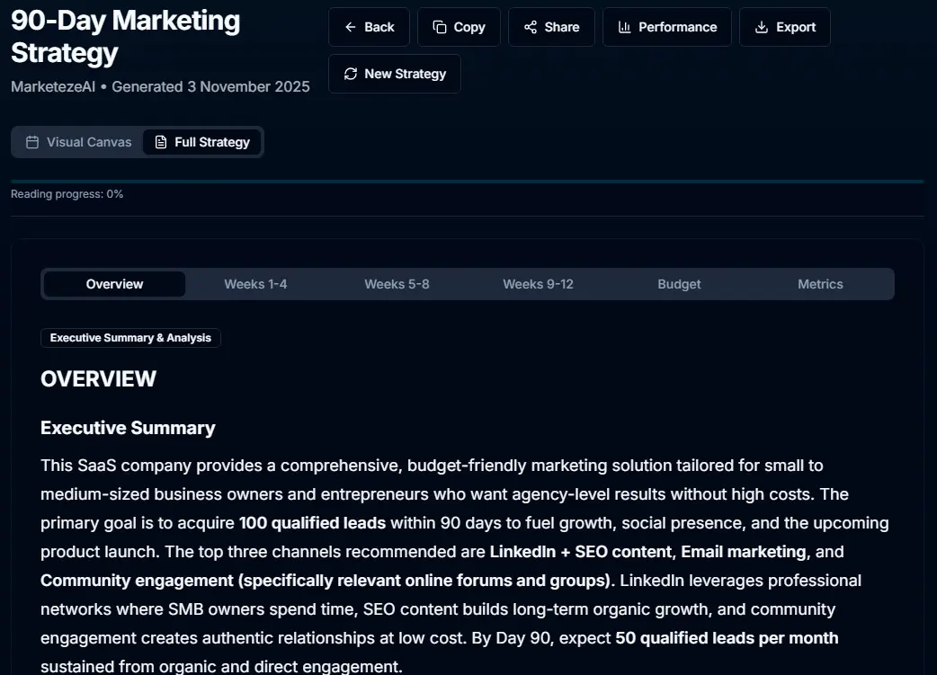 Screenshot 4 of MarketezeAI