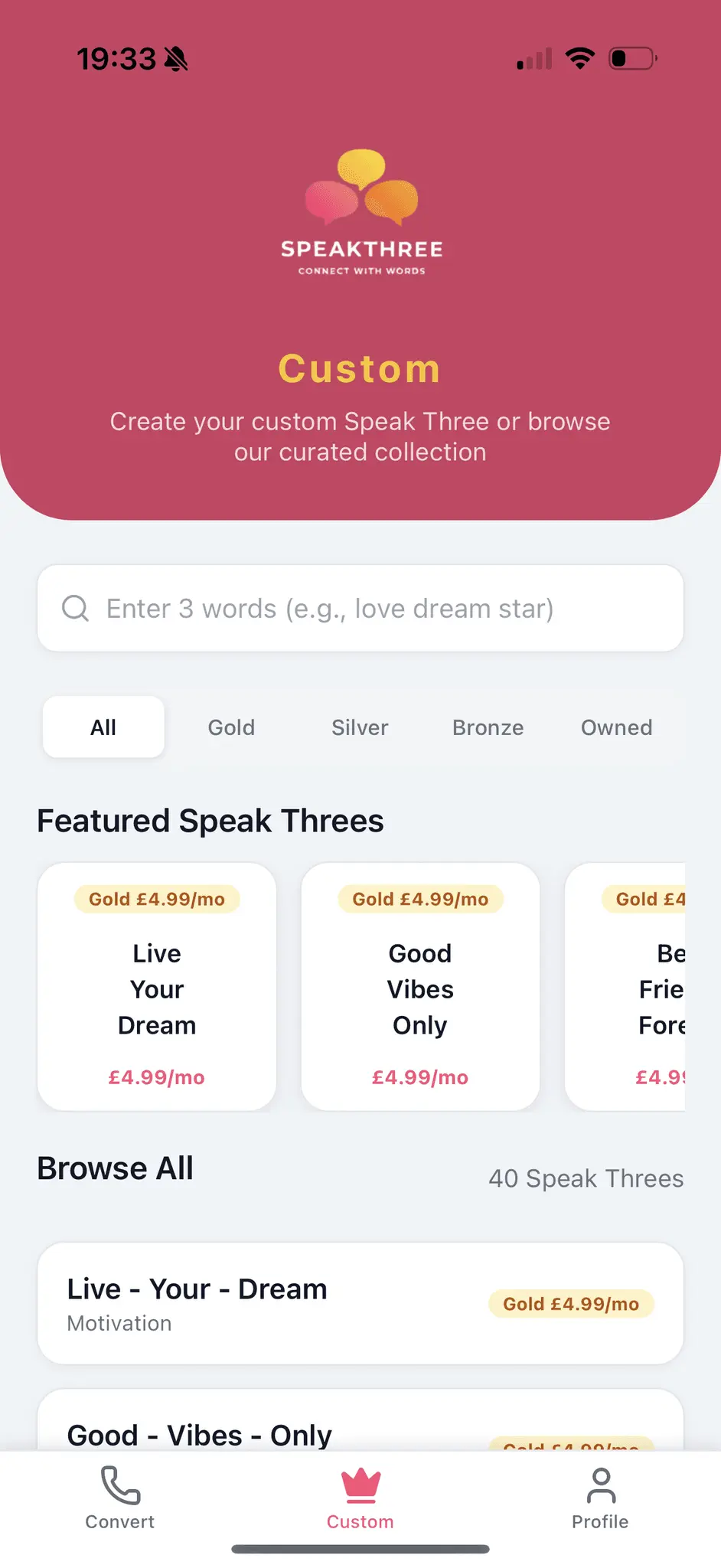 Screenshot 4 of SpeakThree