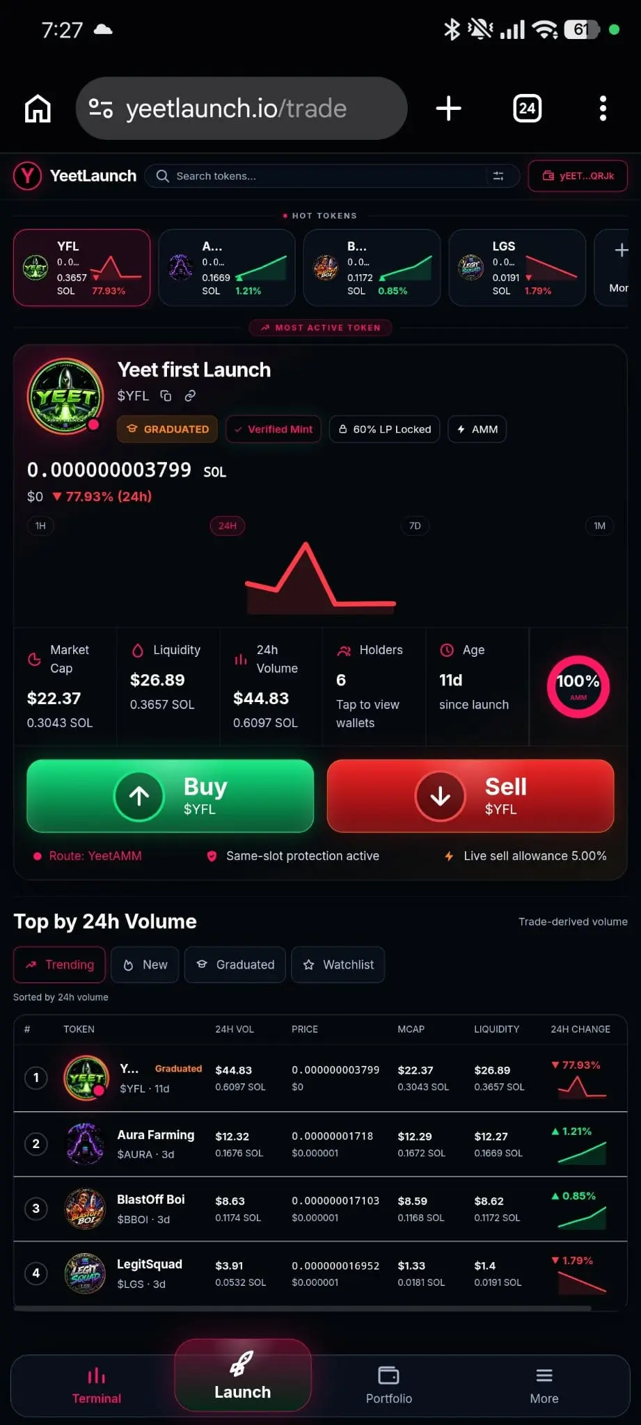 Screenshot 2 of YeetLaunch