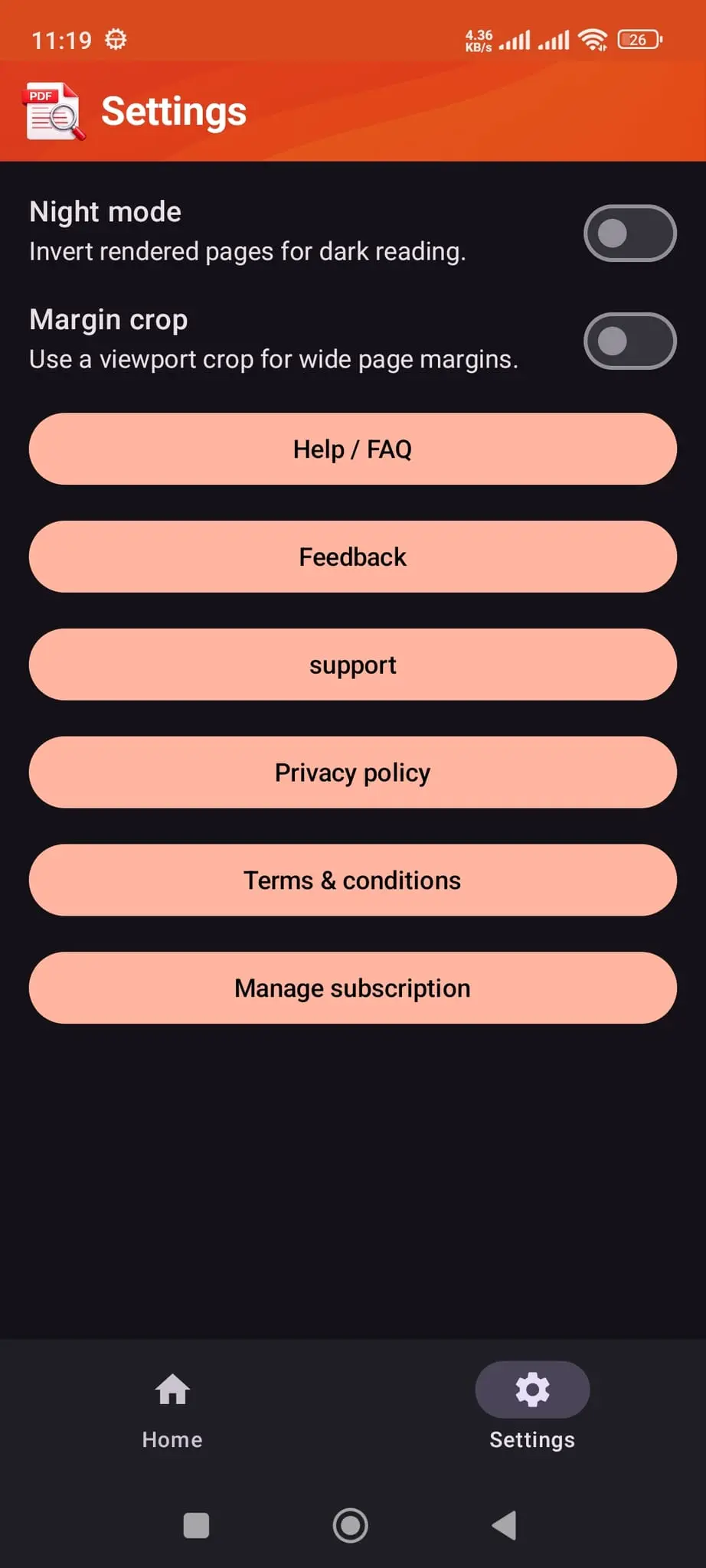 Screenshot 1 of PDF Viewer