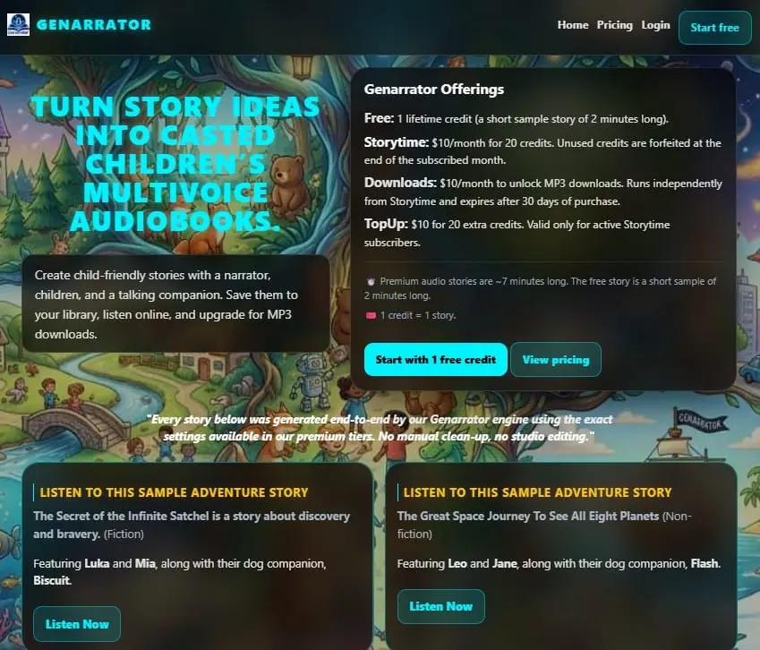 Screenshot 3 of Genarrator