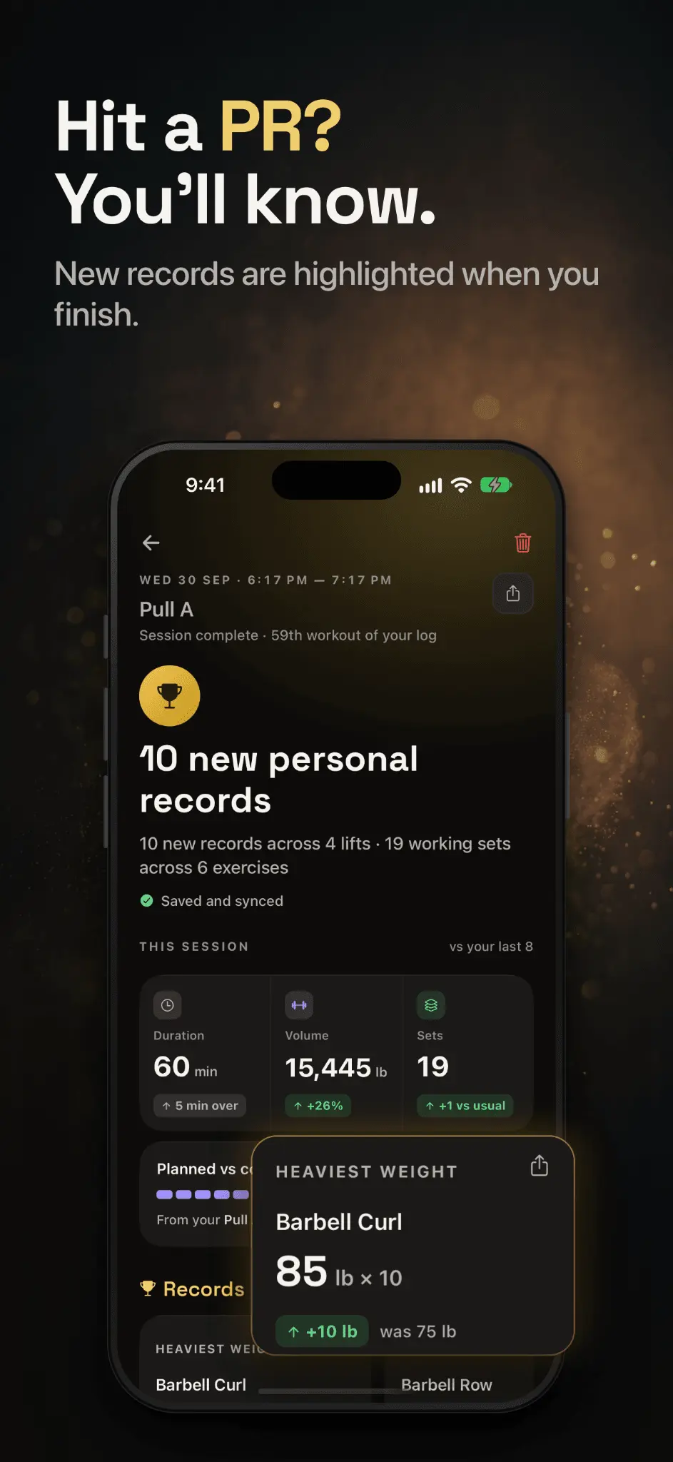 Screenshot 4 of Gryper: Workout & Muscle Log