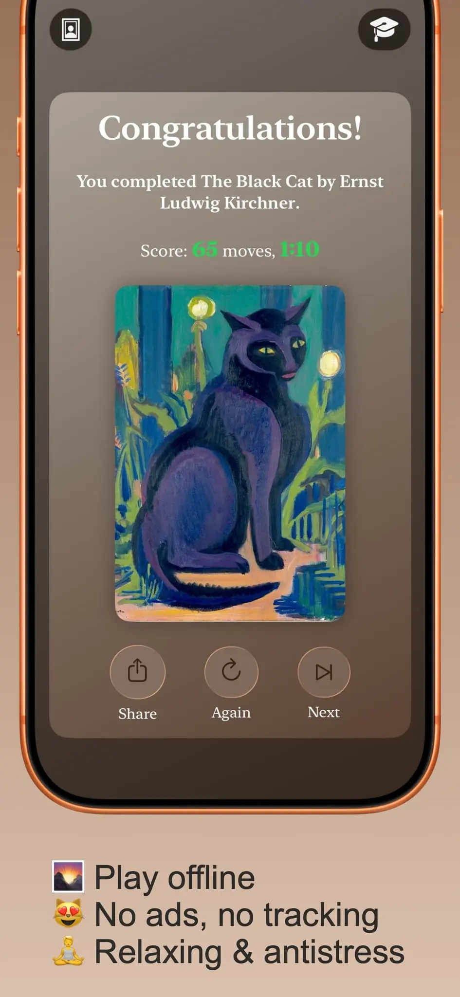 Screenshot 5 of Purrfecto: Cat Art Puzzles