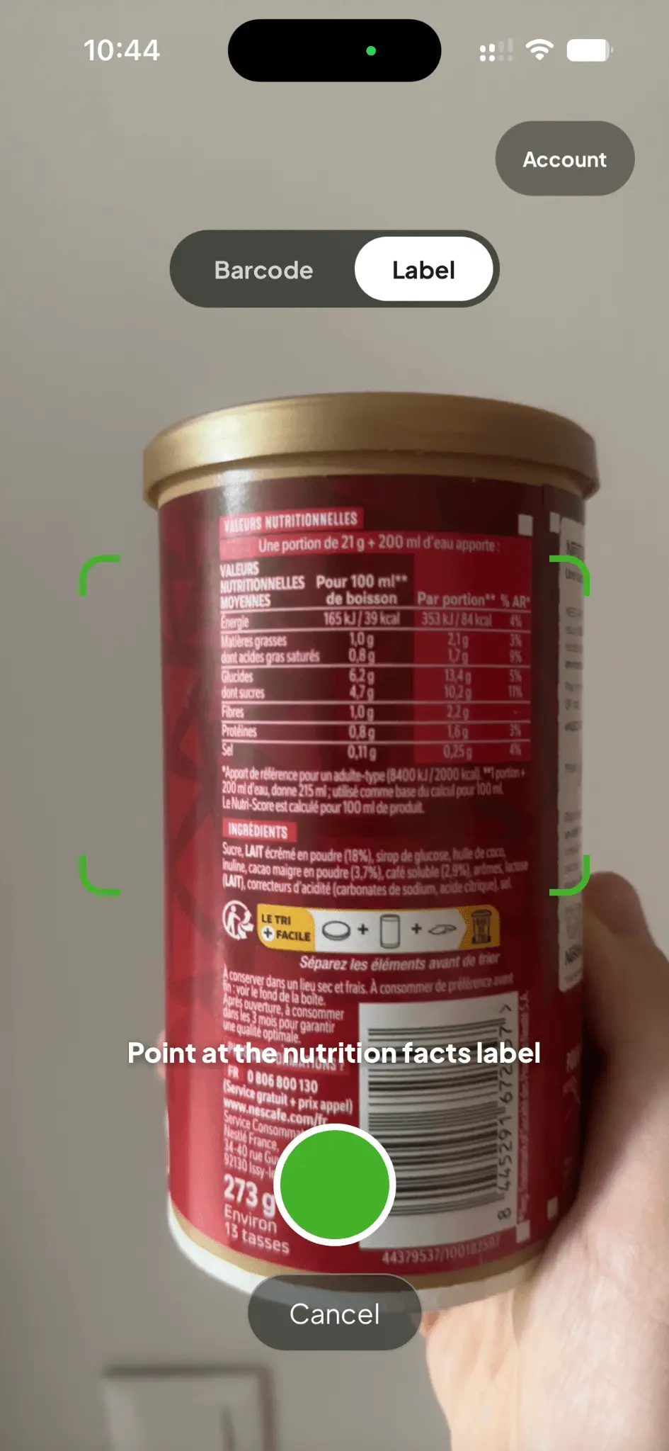 Screenshot 3 of KetoScanner