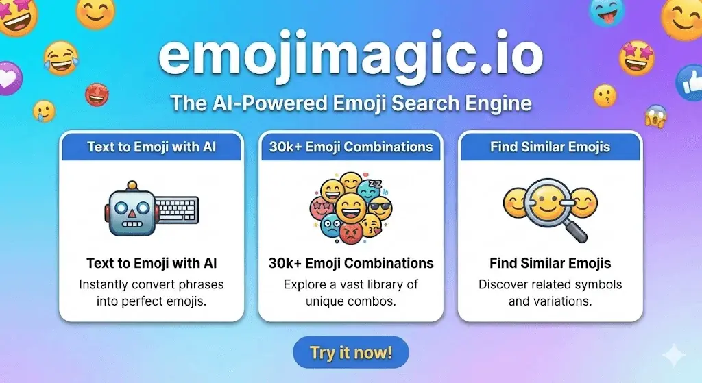 Screenshot 1 of EmojiMagic.io