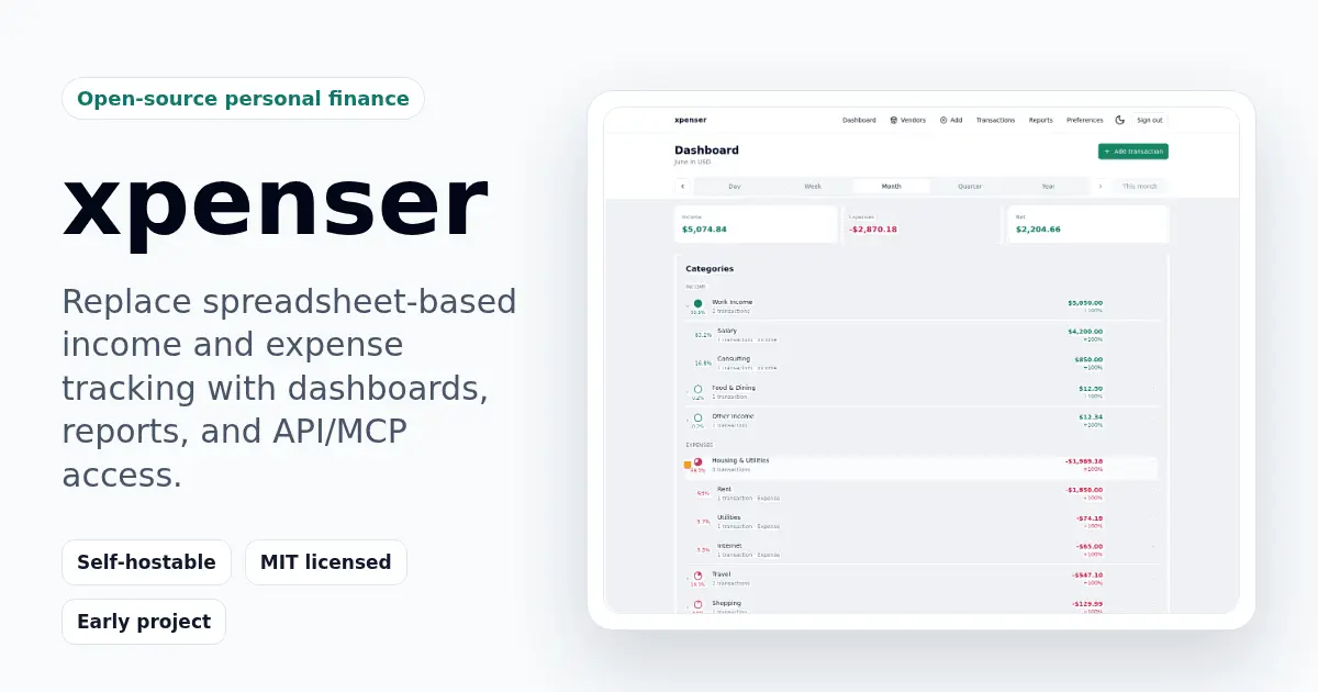 Screenshot 1 of xpenser