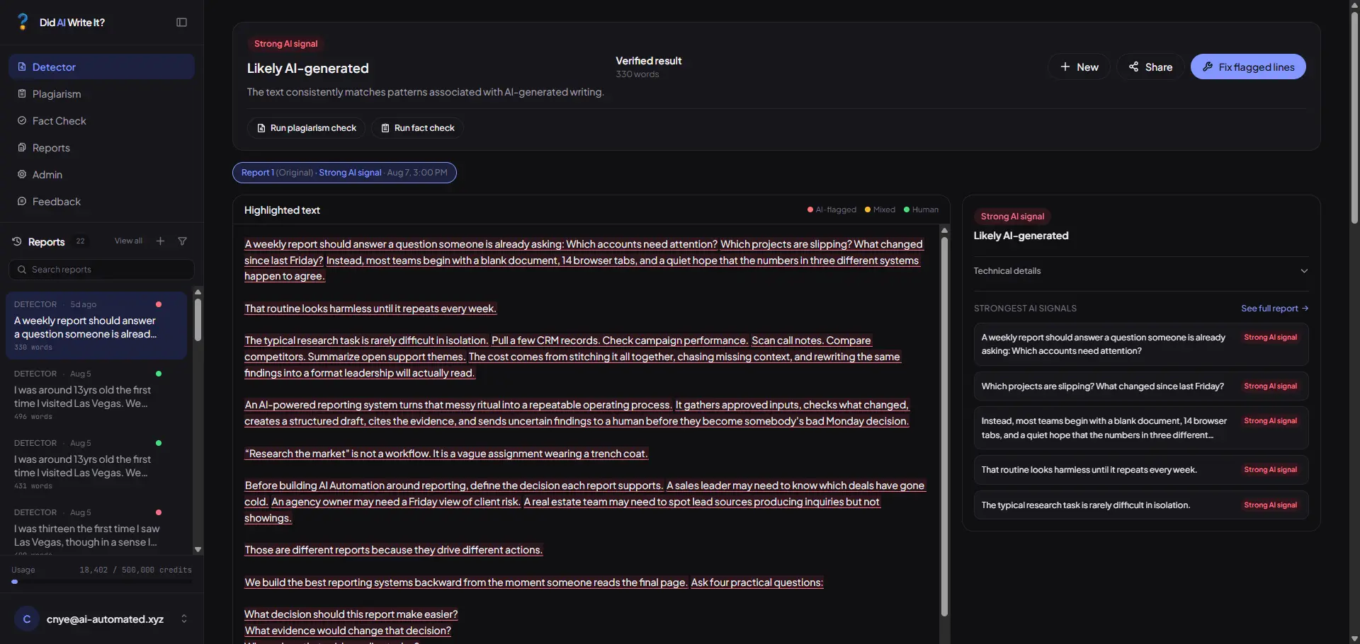 Screenshot 4 of Did AI Write It?