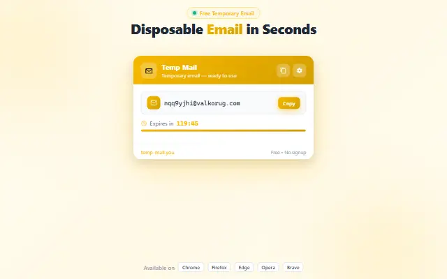 Screenshot 5 of Temp Mail You