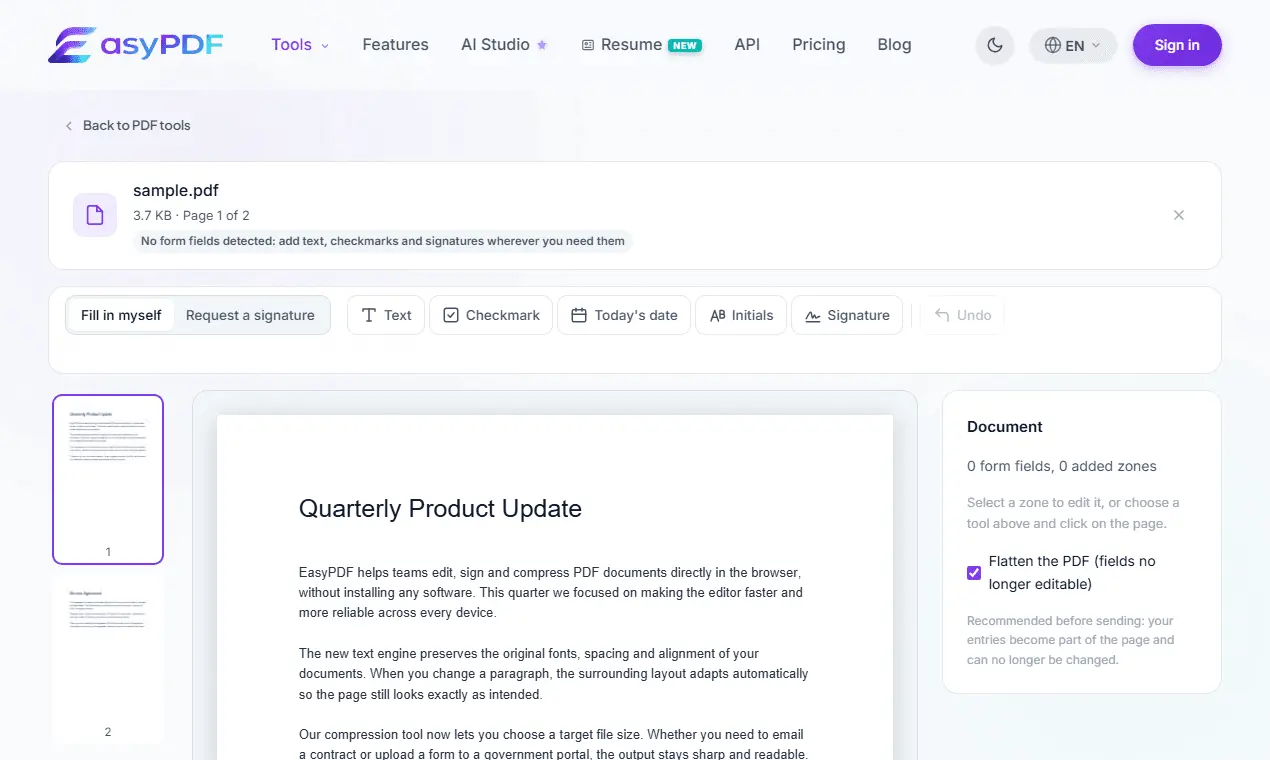 Screenshot 5 of EasyPDF