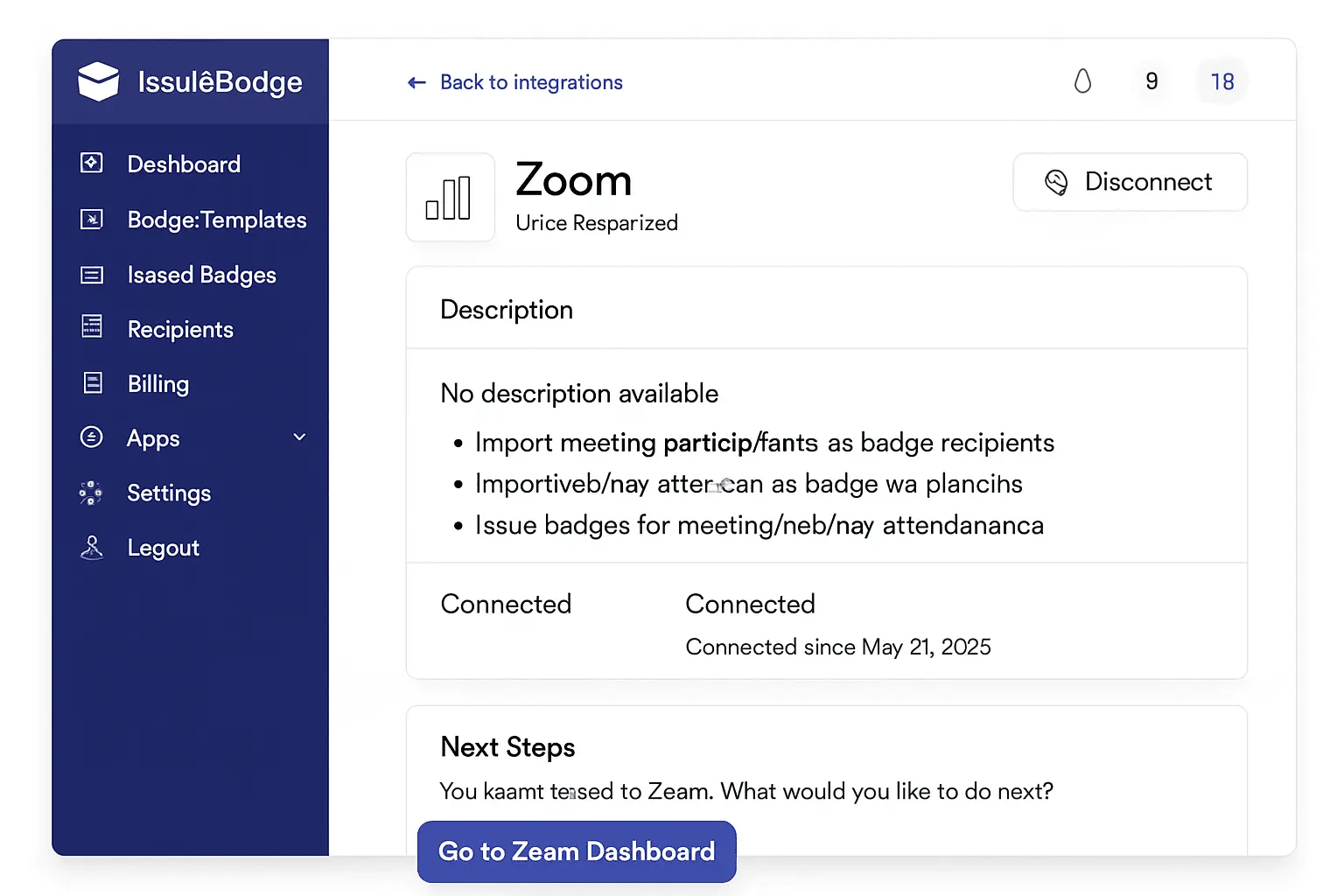 Screenshot 1 of Issuebadge