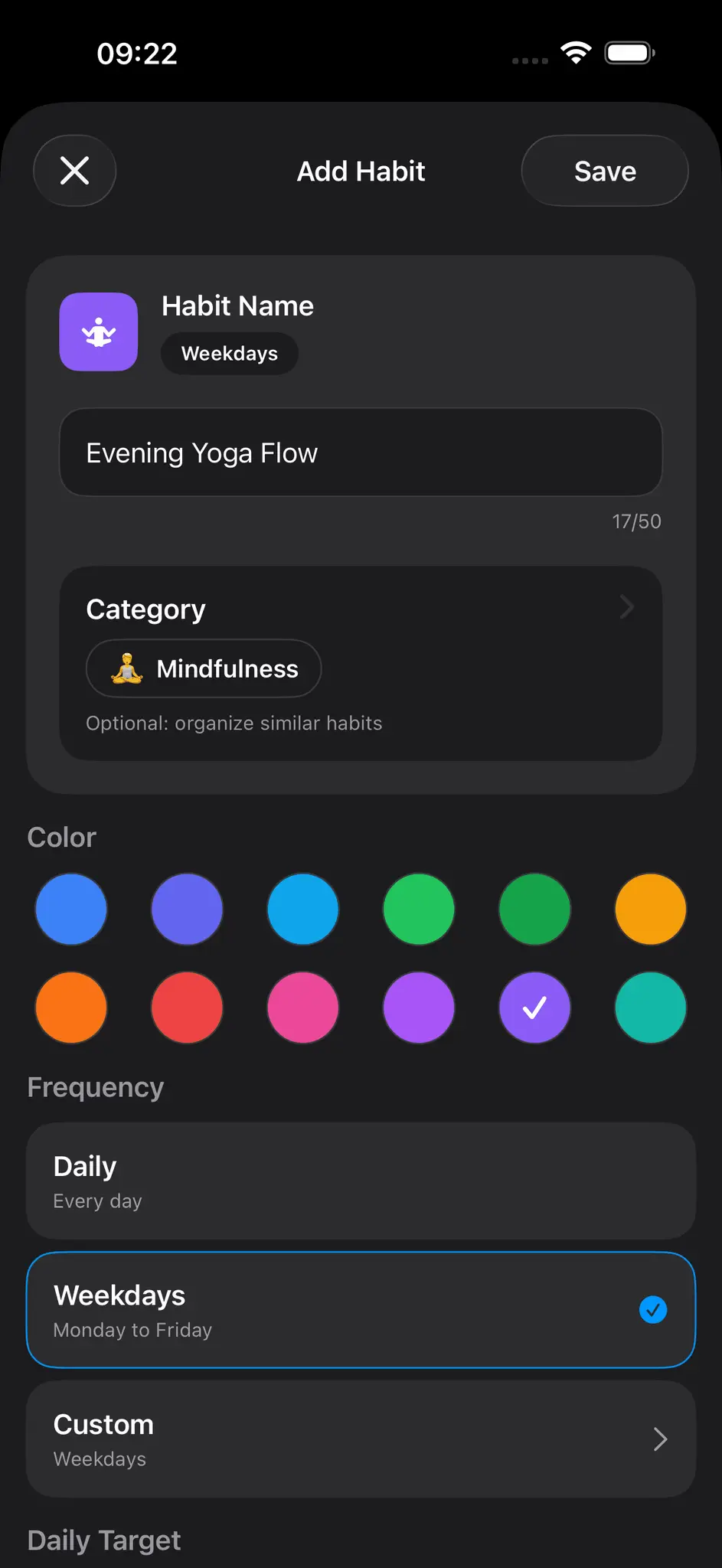 Screenshot 7 of Momentum - Daily Habit Tracker App