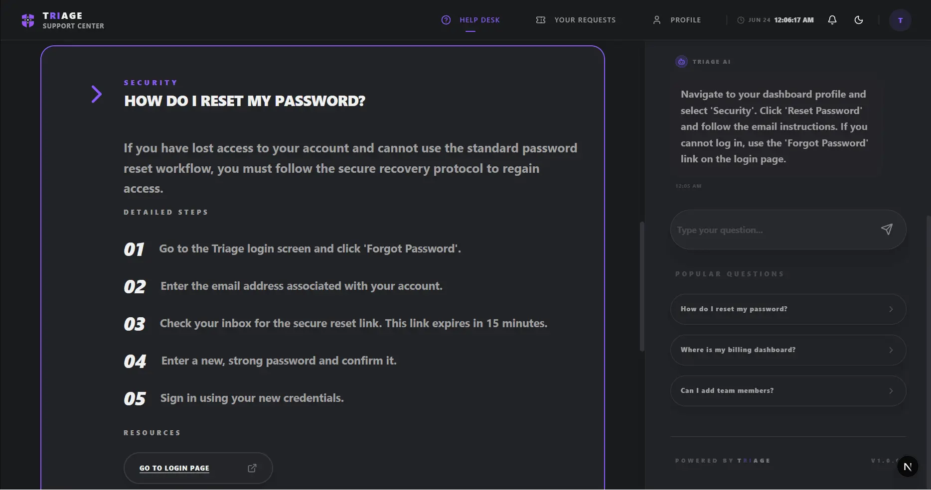 Screenshot 3 of Triage