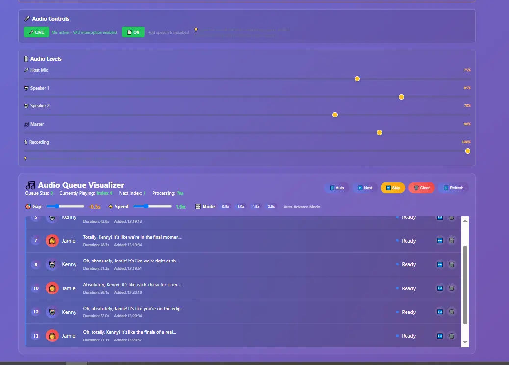 Screenshot 4 of PodNami: Ride the Wave - AI Conversation