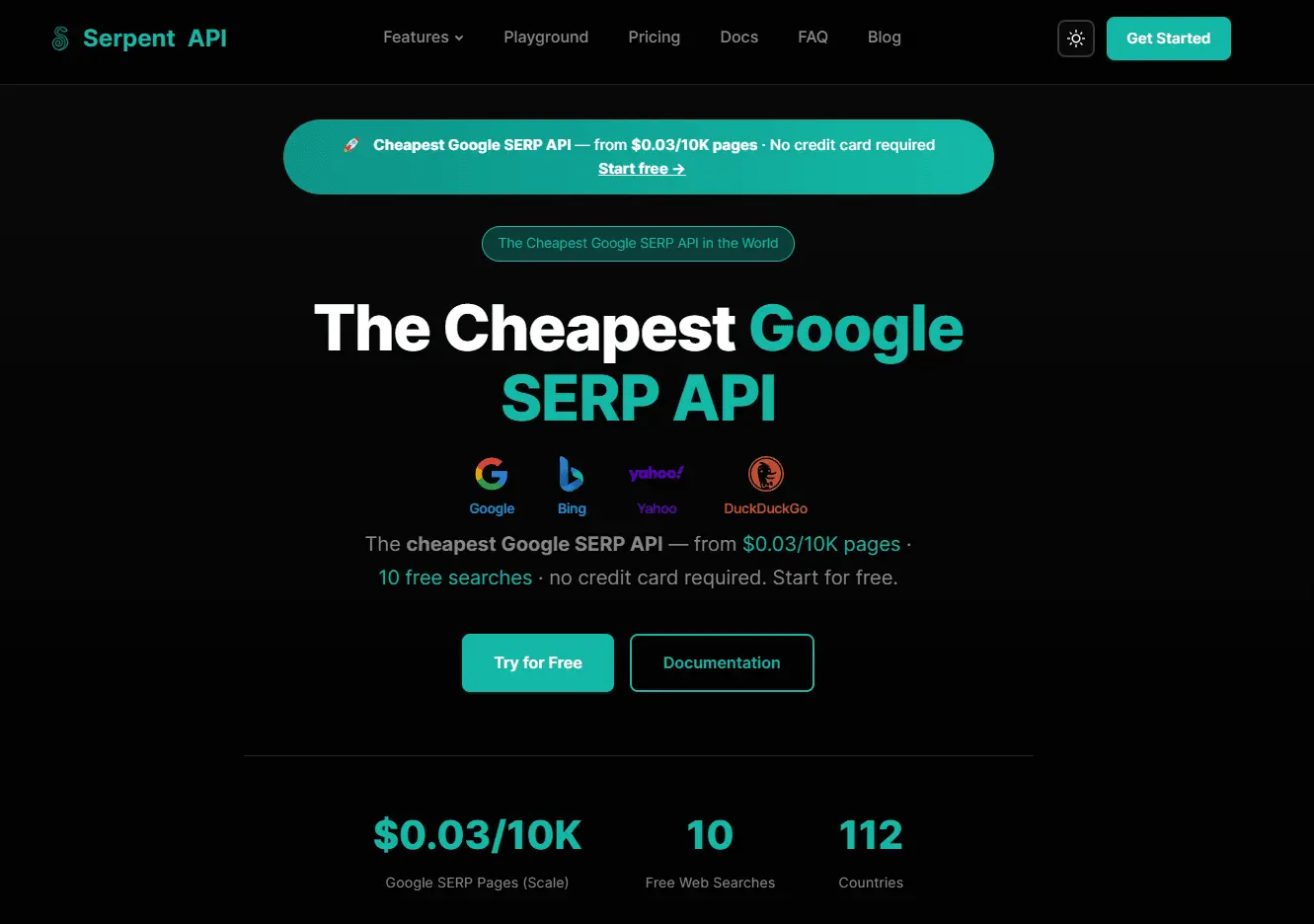 Screenshot 1 of Serpent API