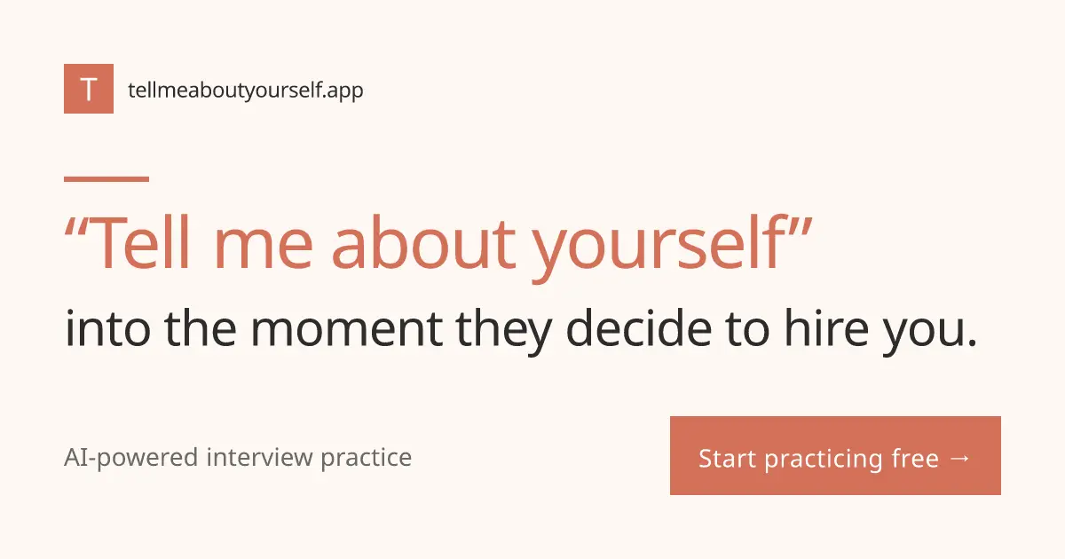 Screenshot 1 of Tell Me About Yourself