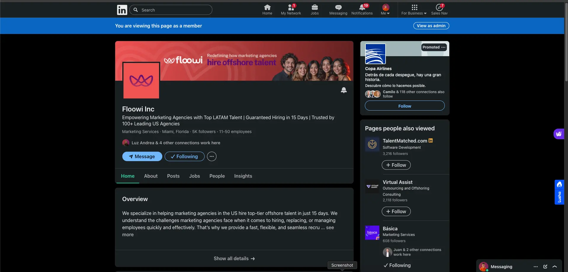 Screenshot 2 of Floowi Inc