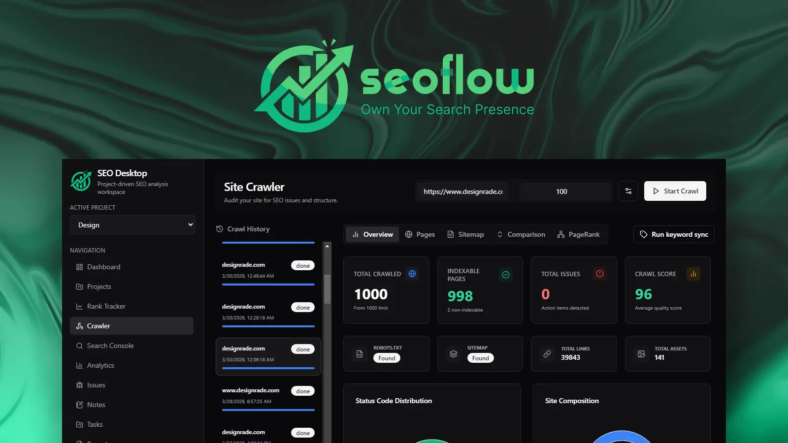 Screenshot 1 of SEOflow